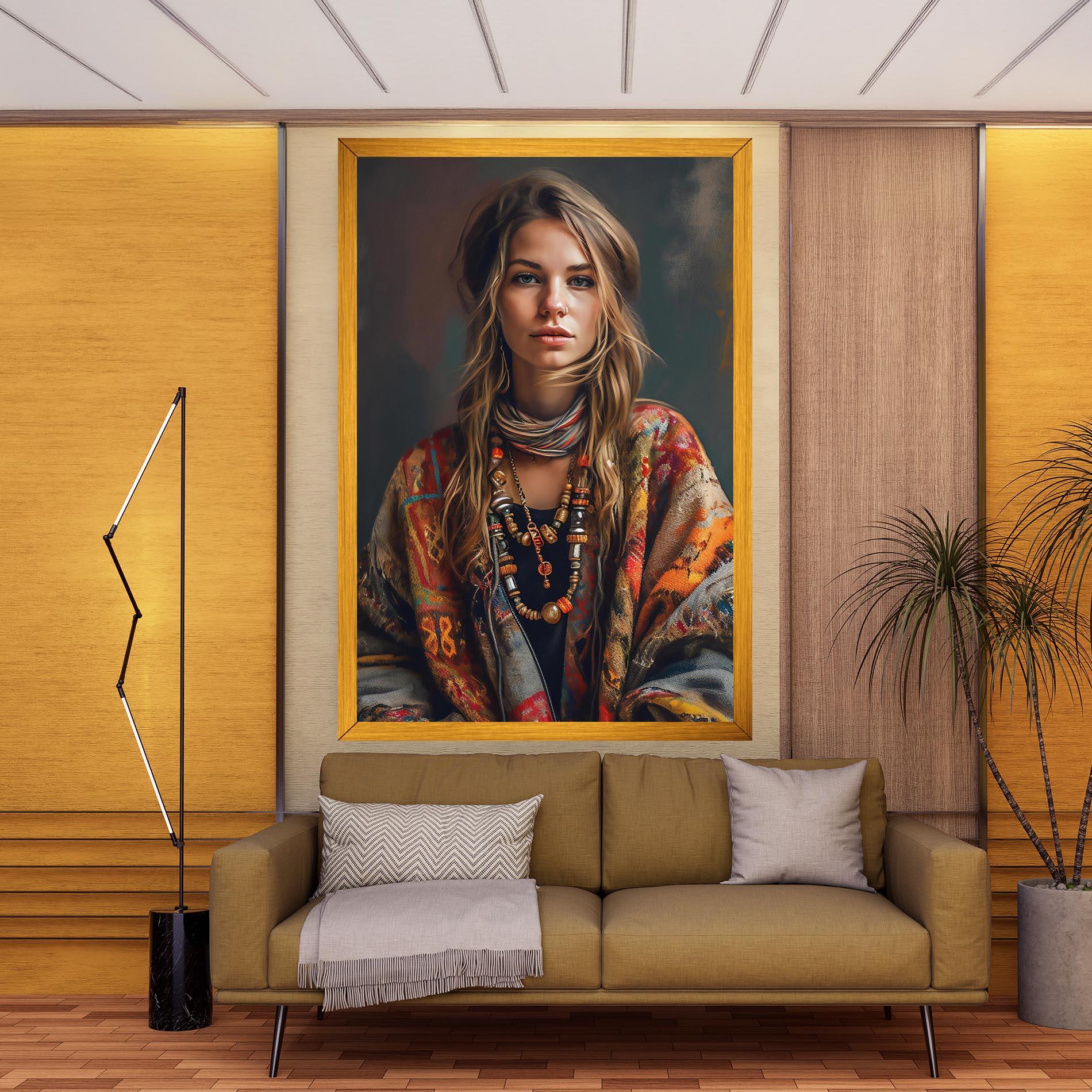 Tablou Canvas Woolen Sweater mockup 9