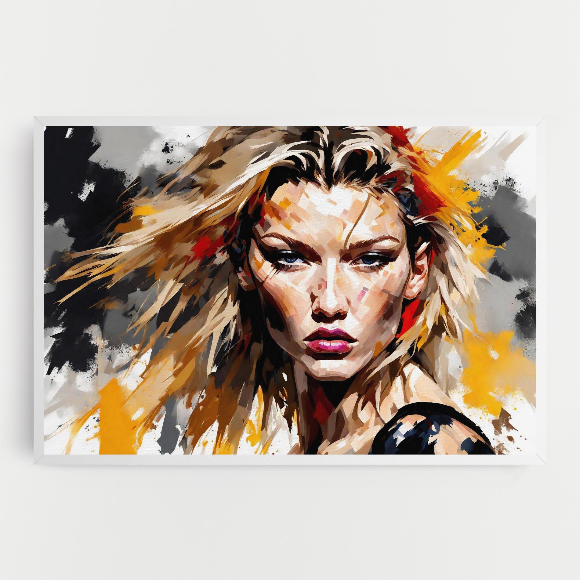 Tablou Canvas Blond Hair Splash mockup 0