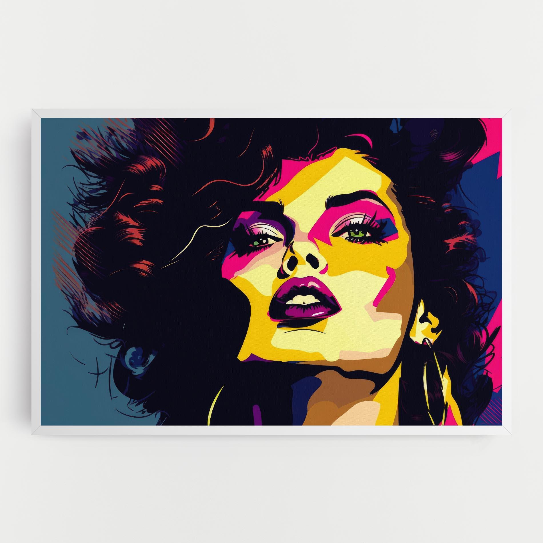 Tablou Canvas Pop Art Portrait Woman mockup 0