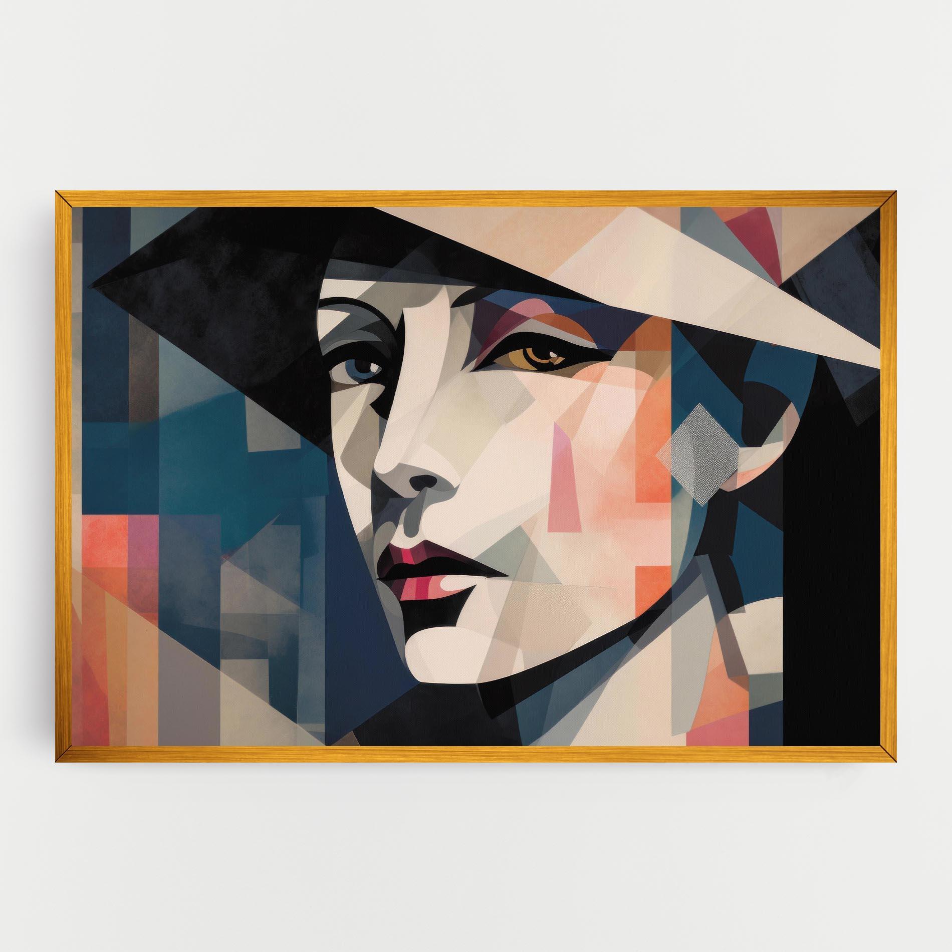 Tablou Canvas Chicago Portrait mockup 0