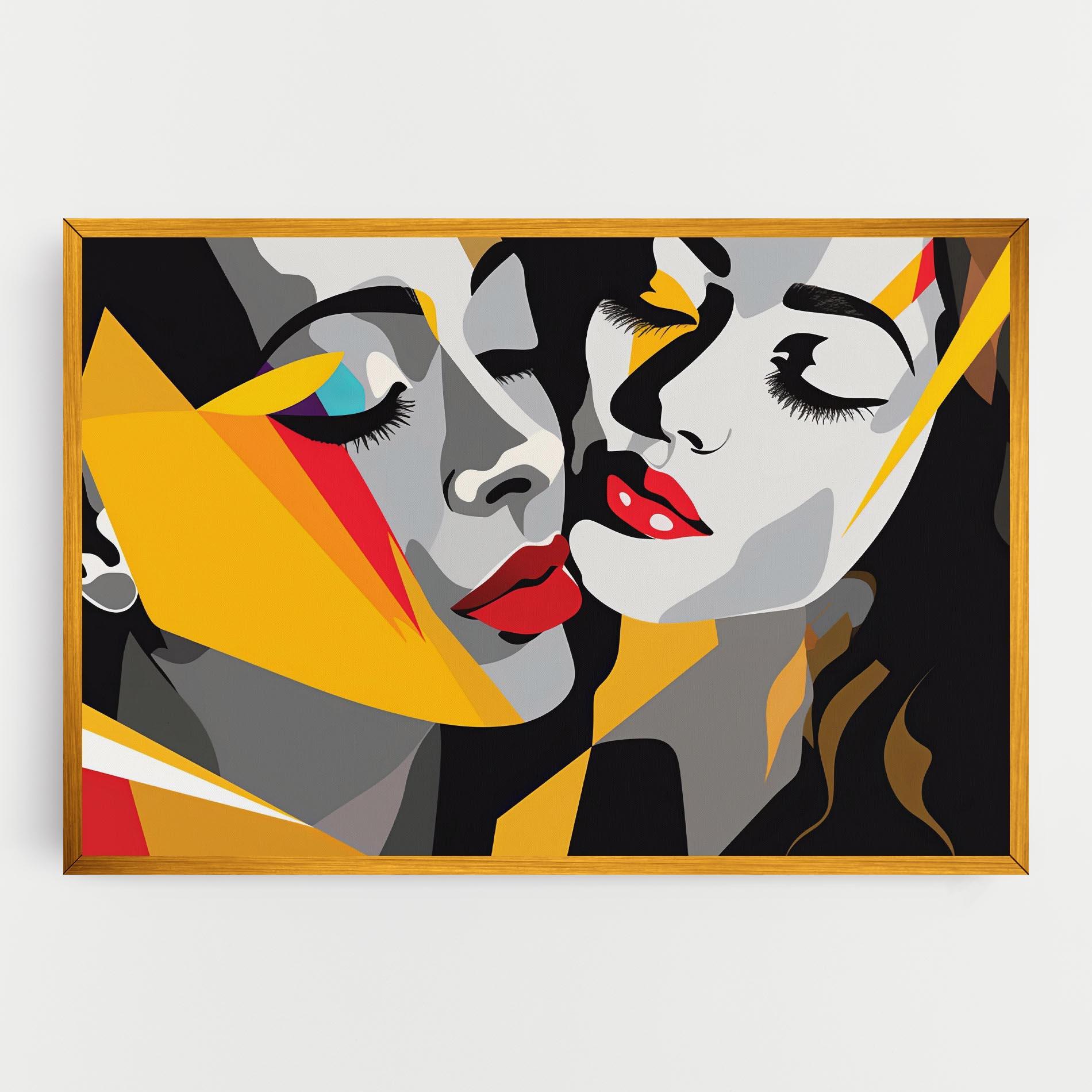 Tablou Canvas Dreamy Modern Female mockup 0