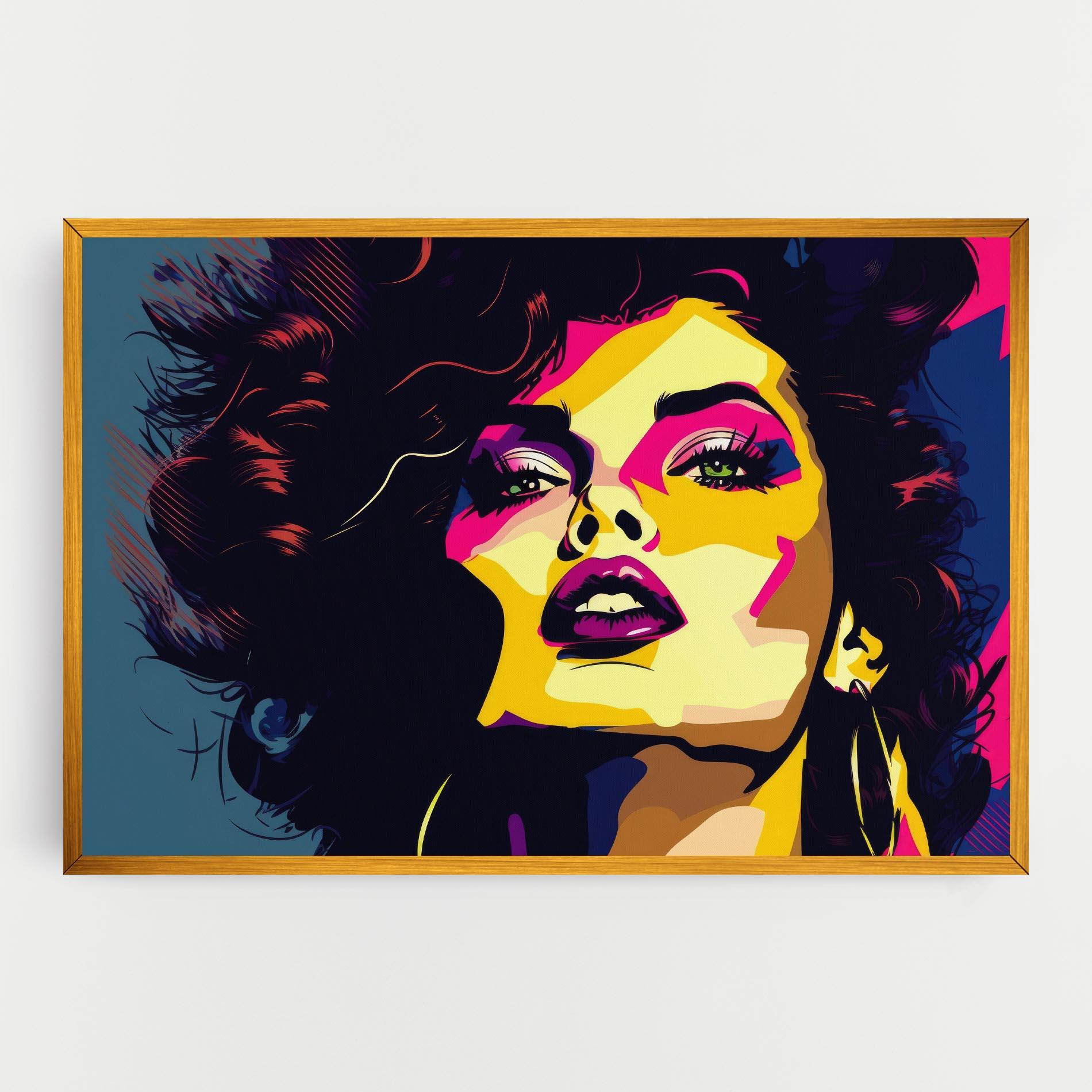 Tablou Canvas Pop Art Portrait Woman mockup 0
