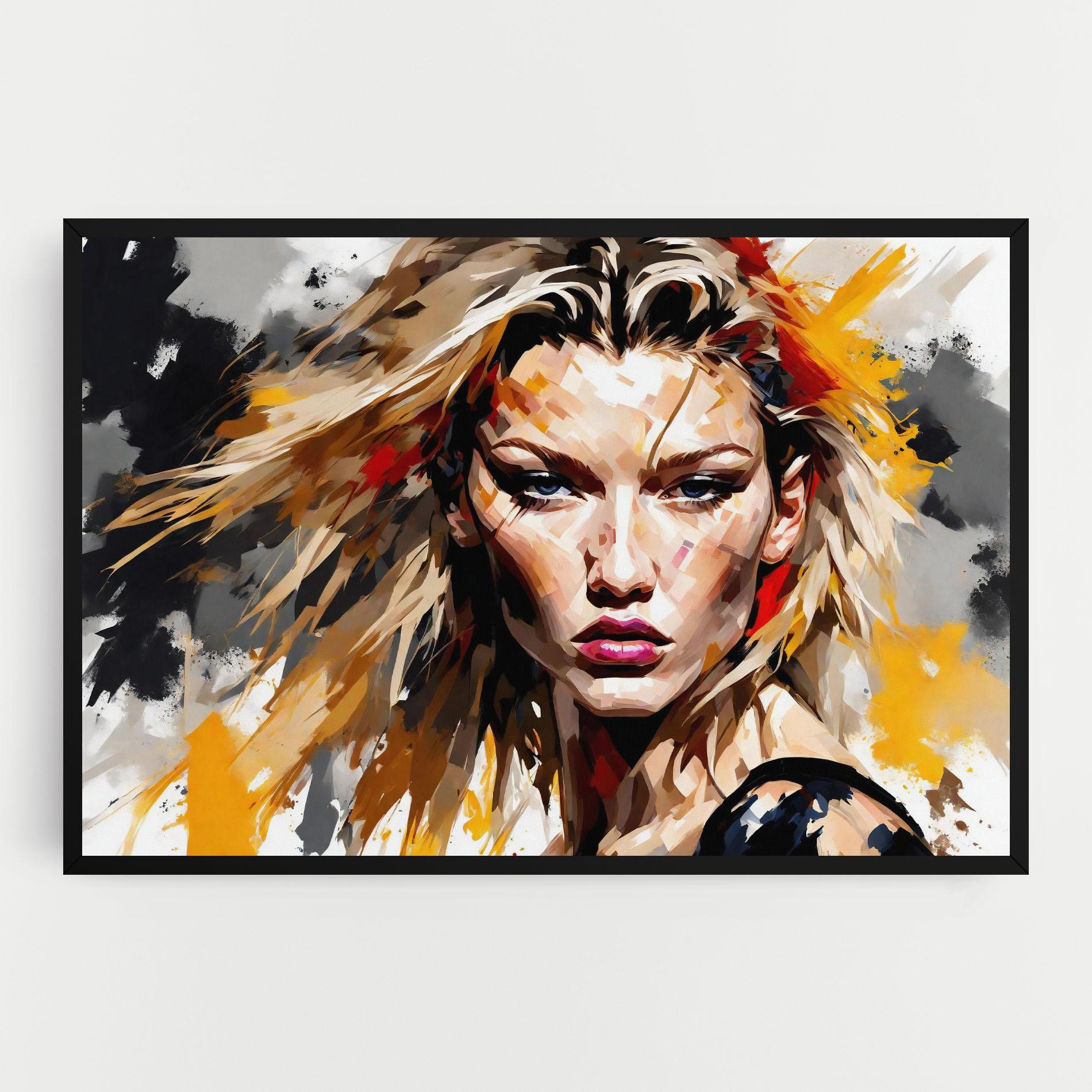 Tablou Canvas Blond Hair Splash mockup 0