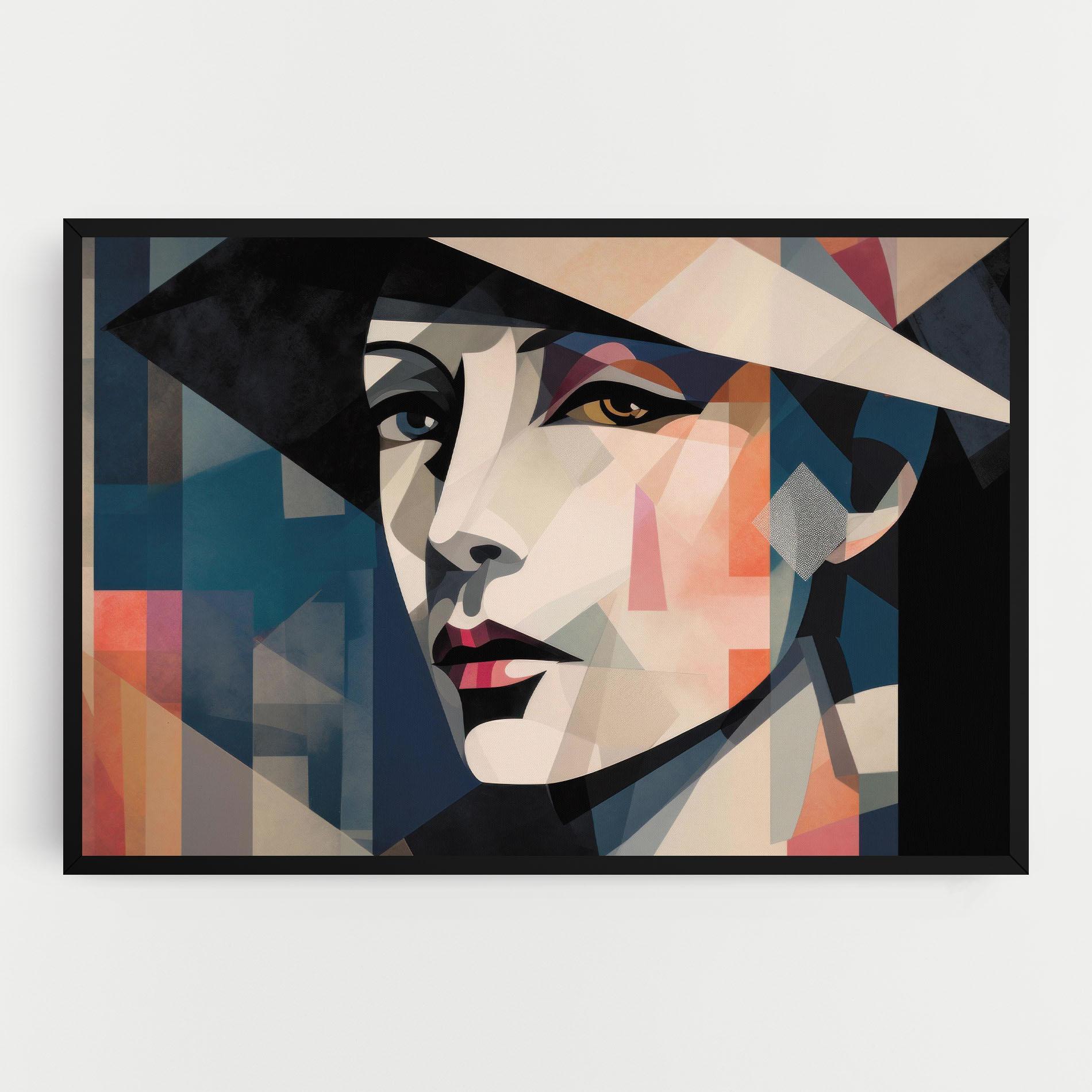 Tablou Canvas Chicago Portrait mockup 0