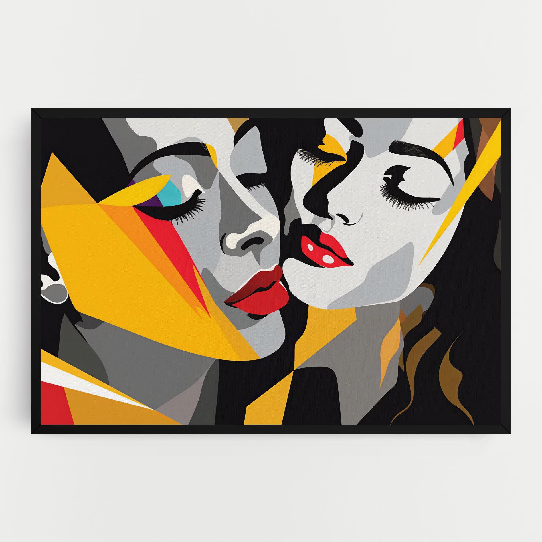 Tablou Canvas Dreamy Modern Female mockup 0