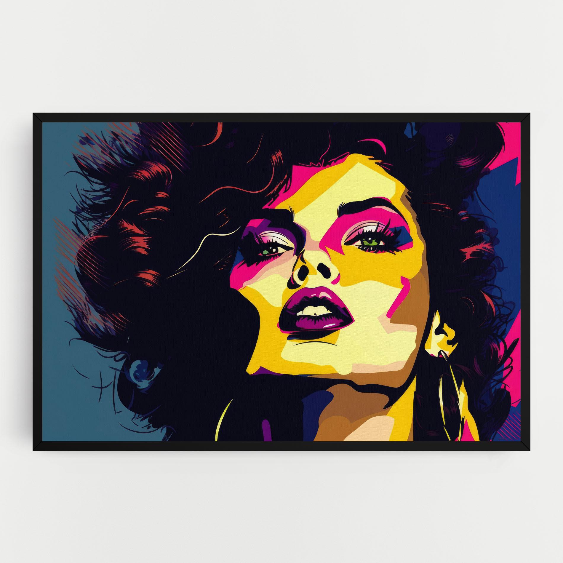 Tablou Canvas Pop Art Portrait Woman mockup 0