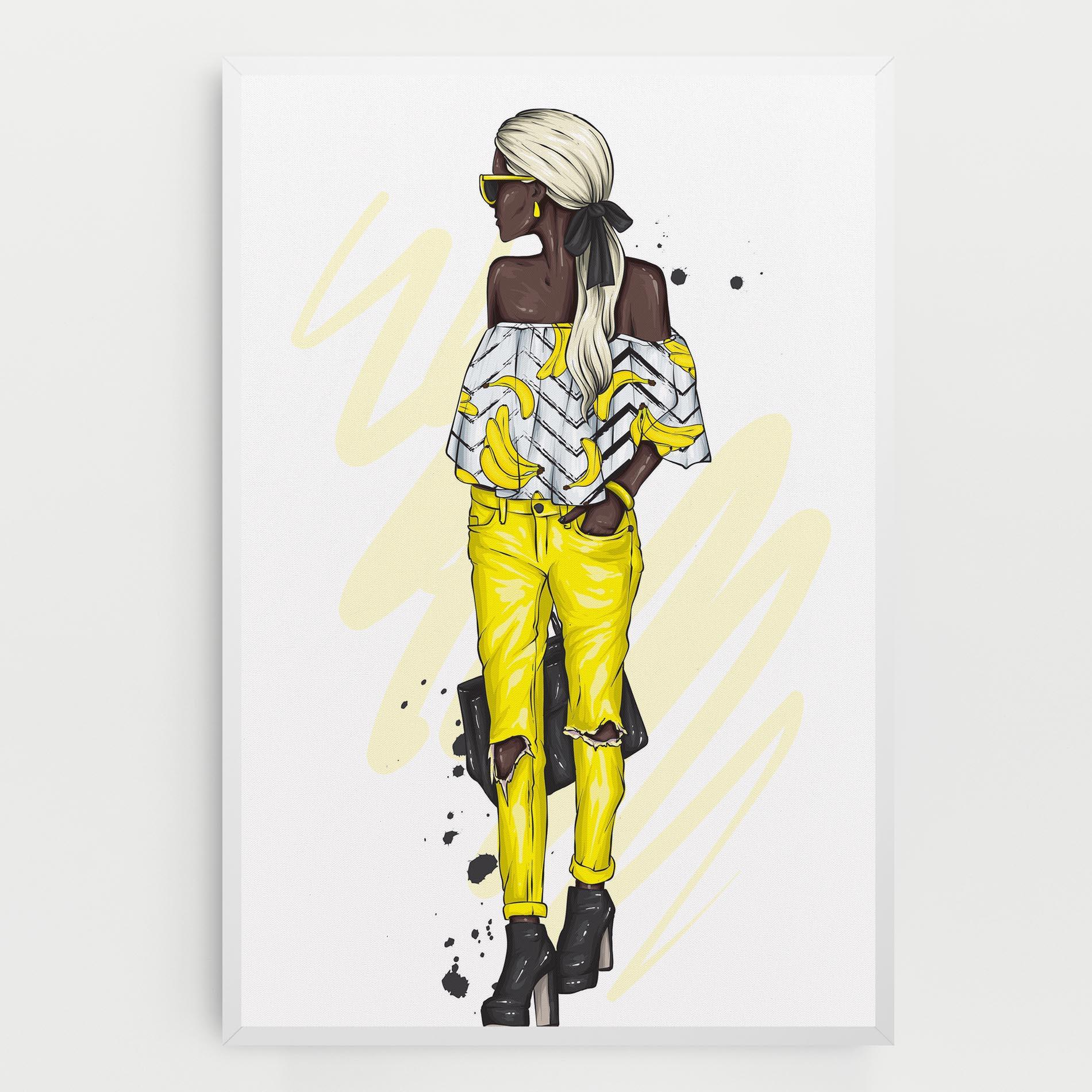 Tablou Canvas Banana Blouse mockup 0