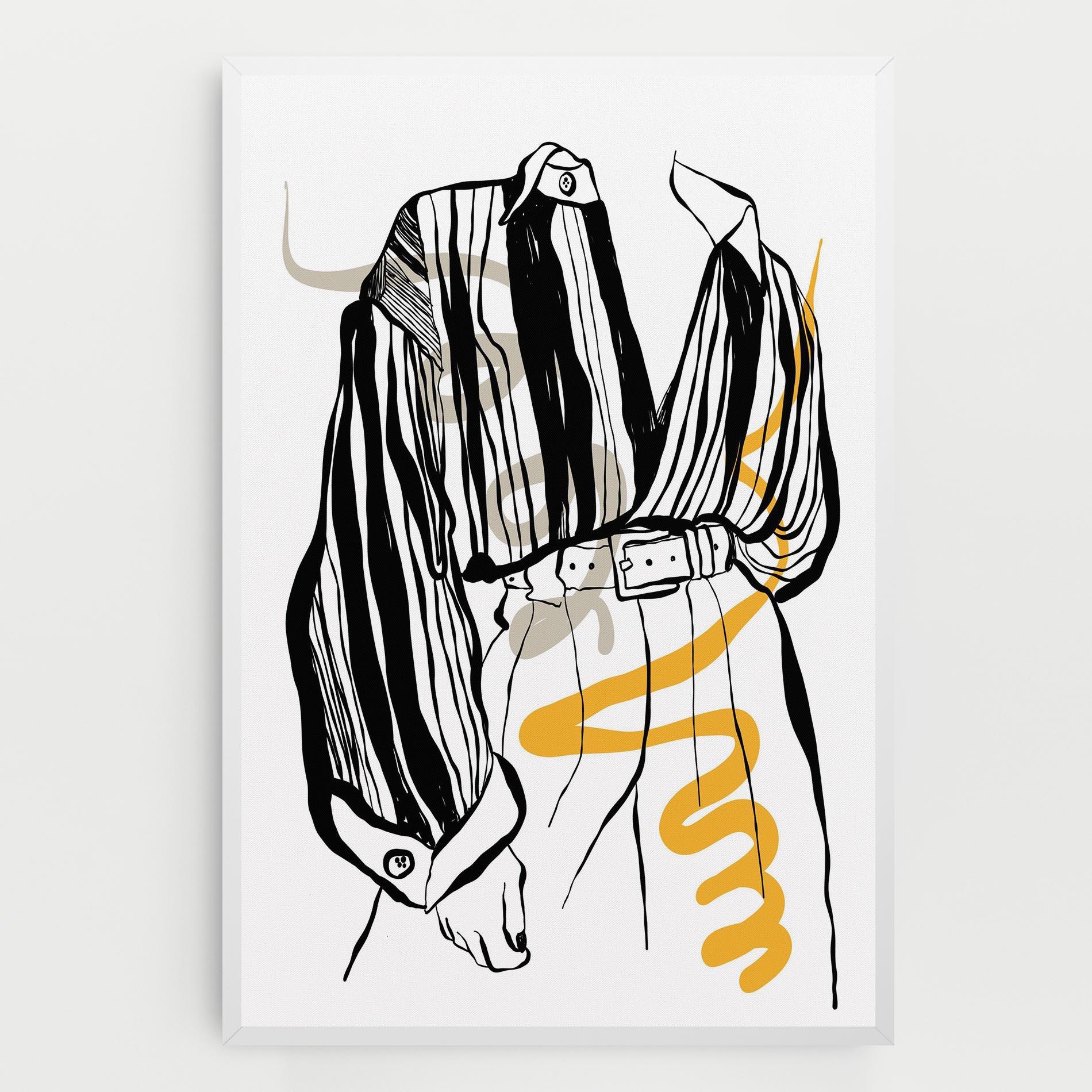 Tablou Canvas Modern Outfit Line mockup 0