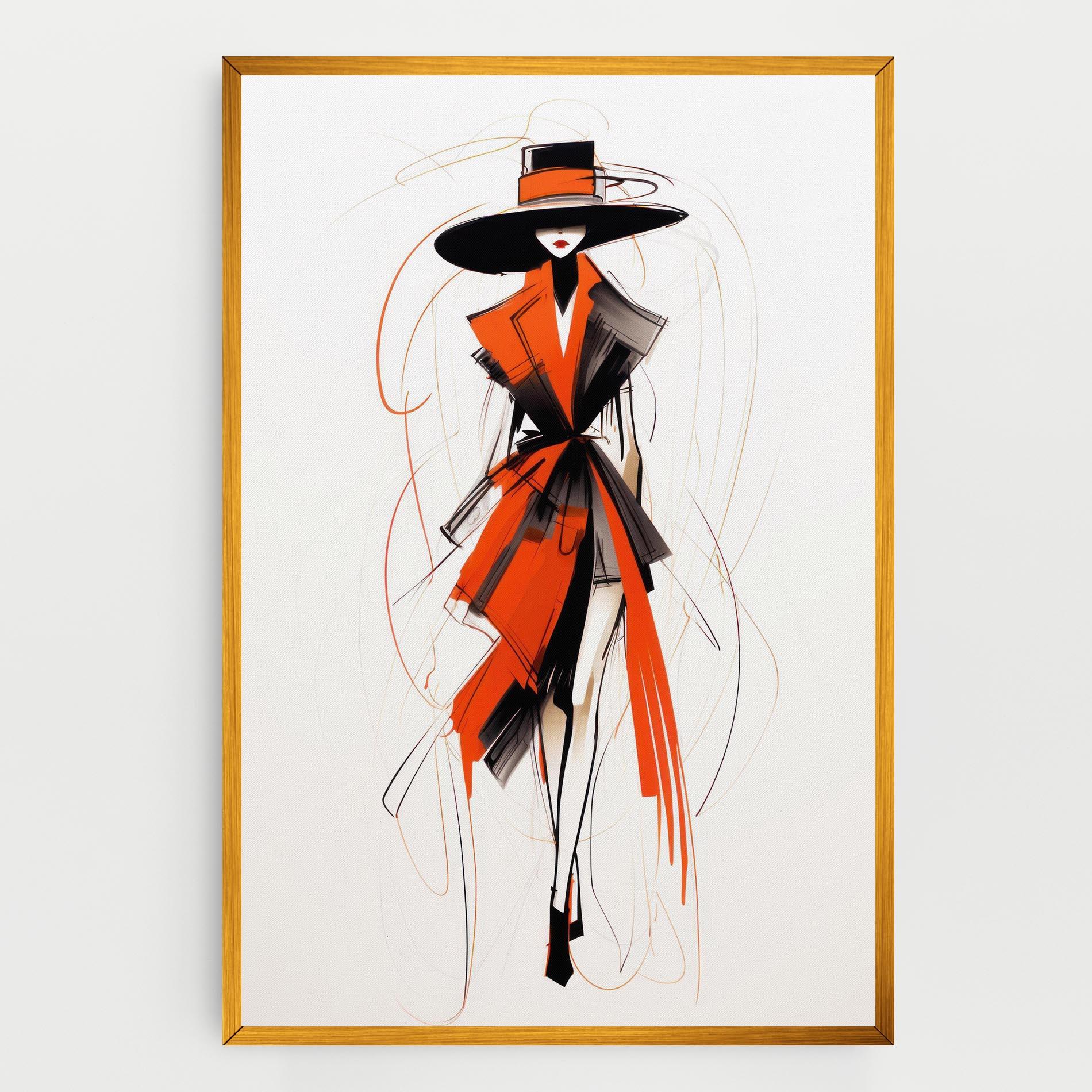 Tablou Canvas Handdrawn Doodle mockup 0