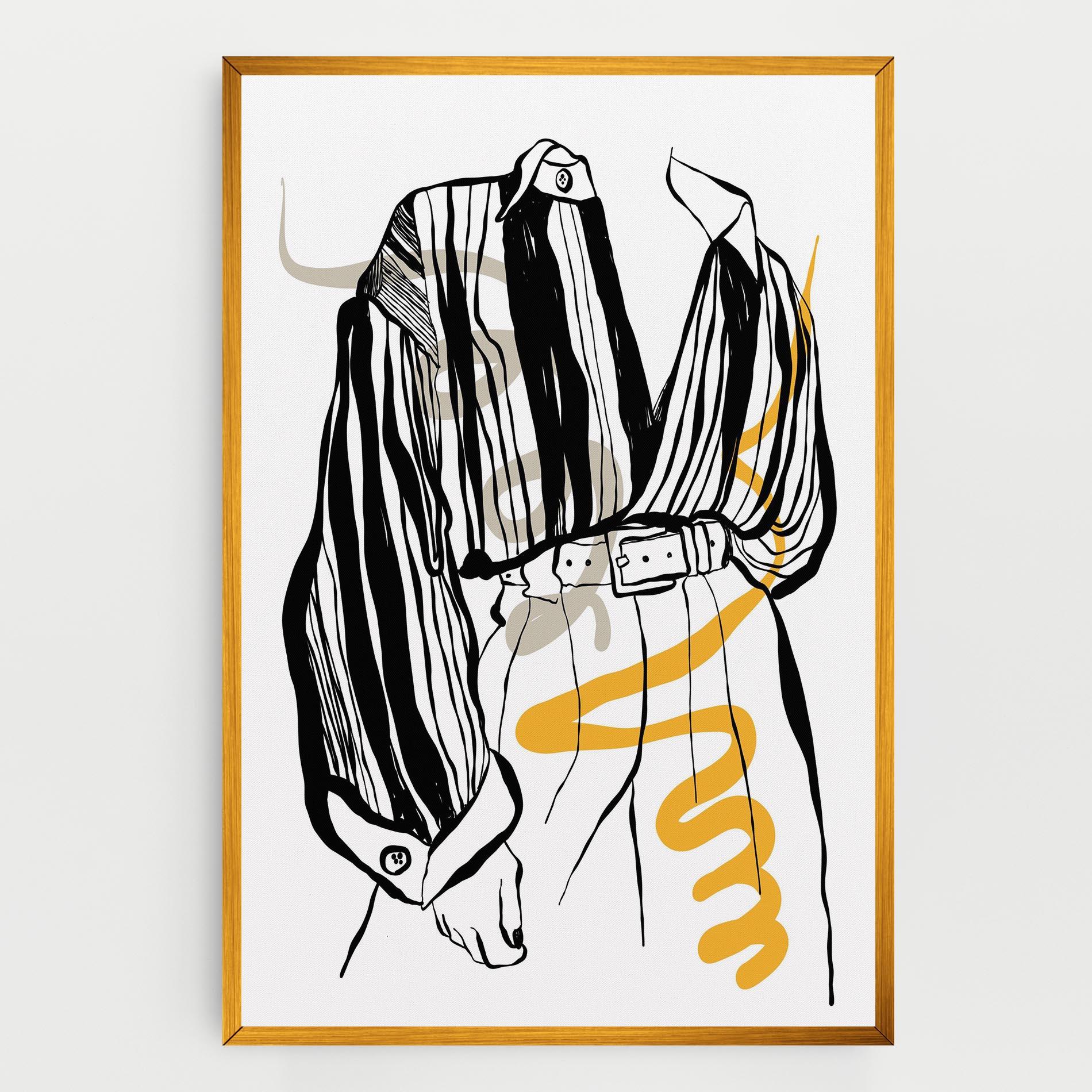 Tablou Canvas Modern Outfit Line mockup 0