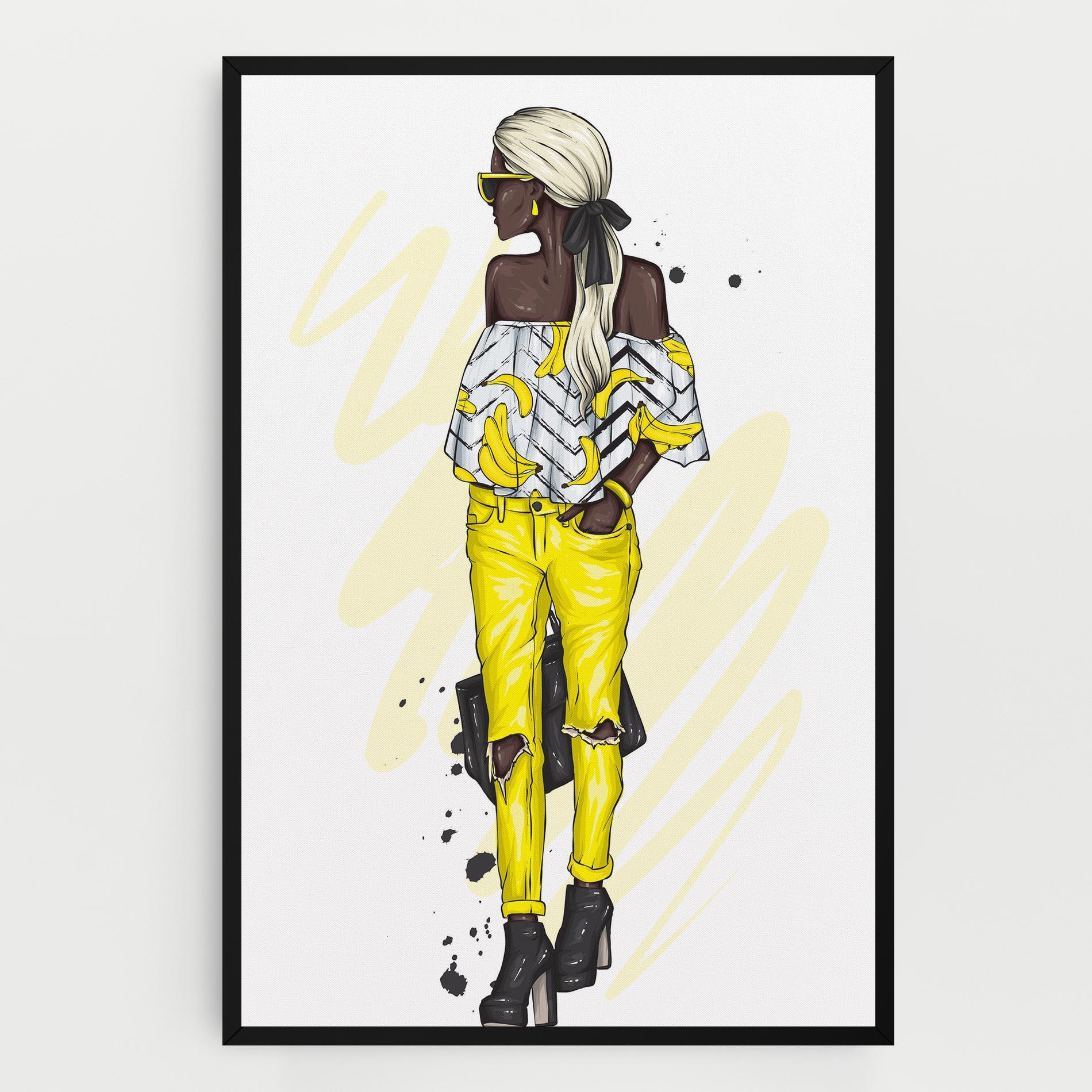 Tablou Canvas Banana Blouse mockup 0