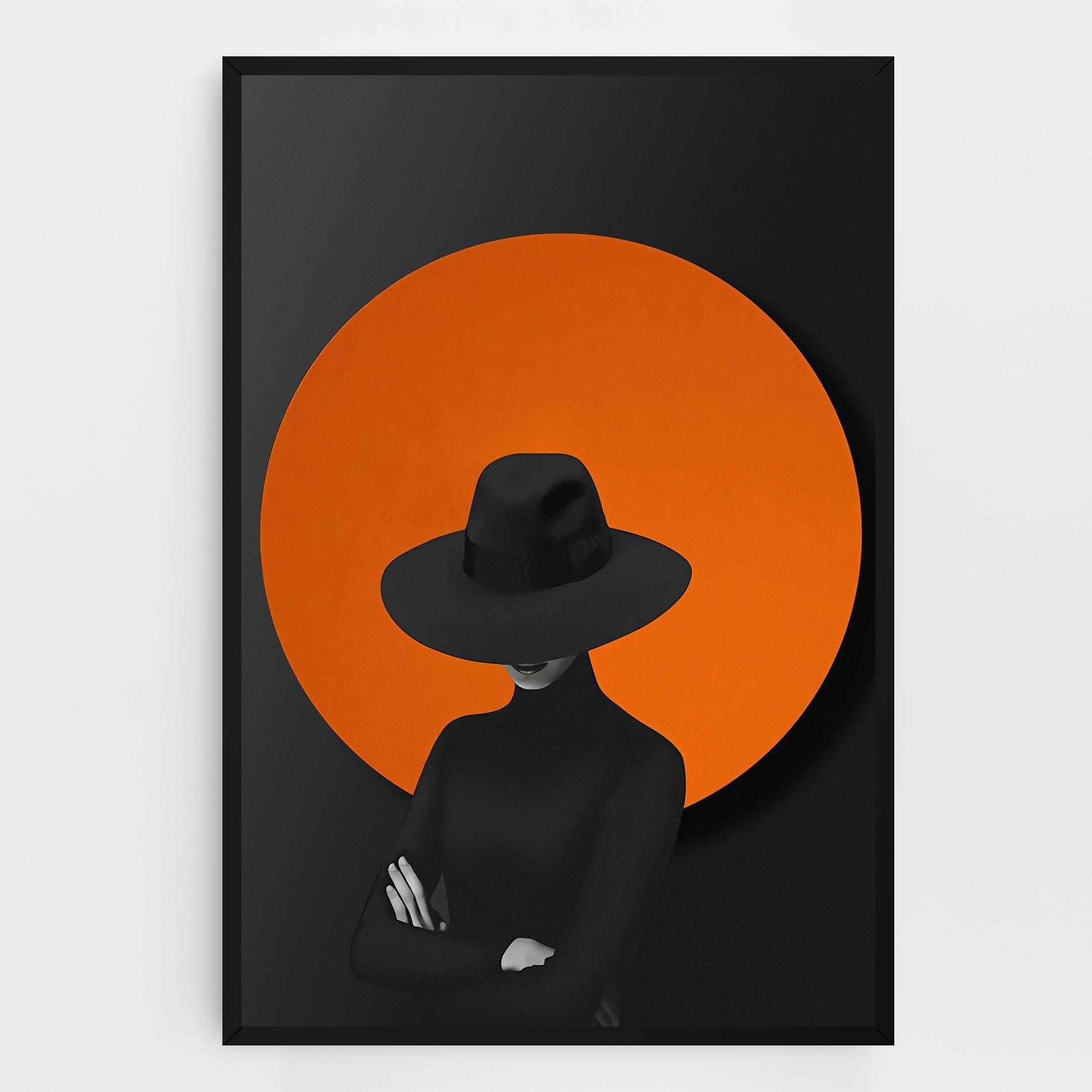 Tablou Canvas Black Fashion mockup 0