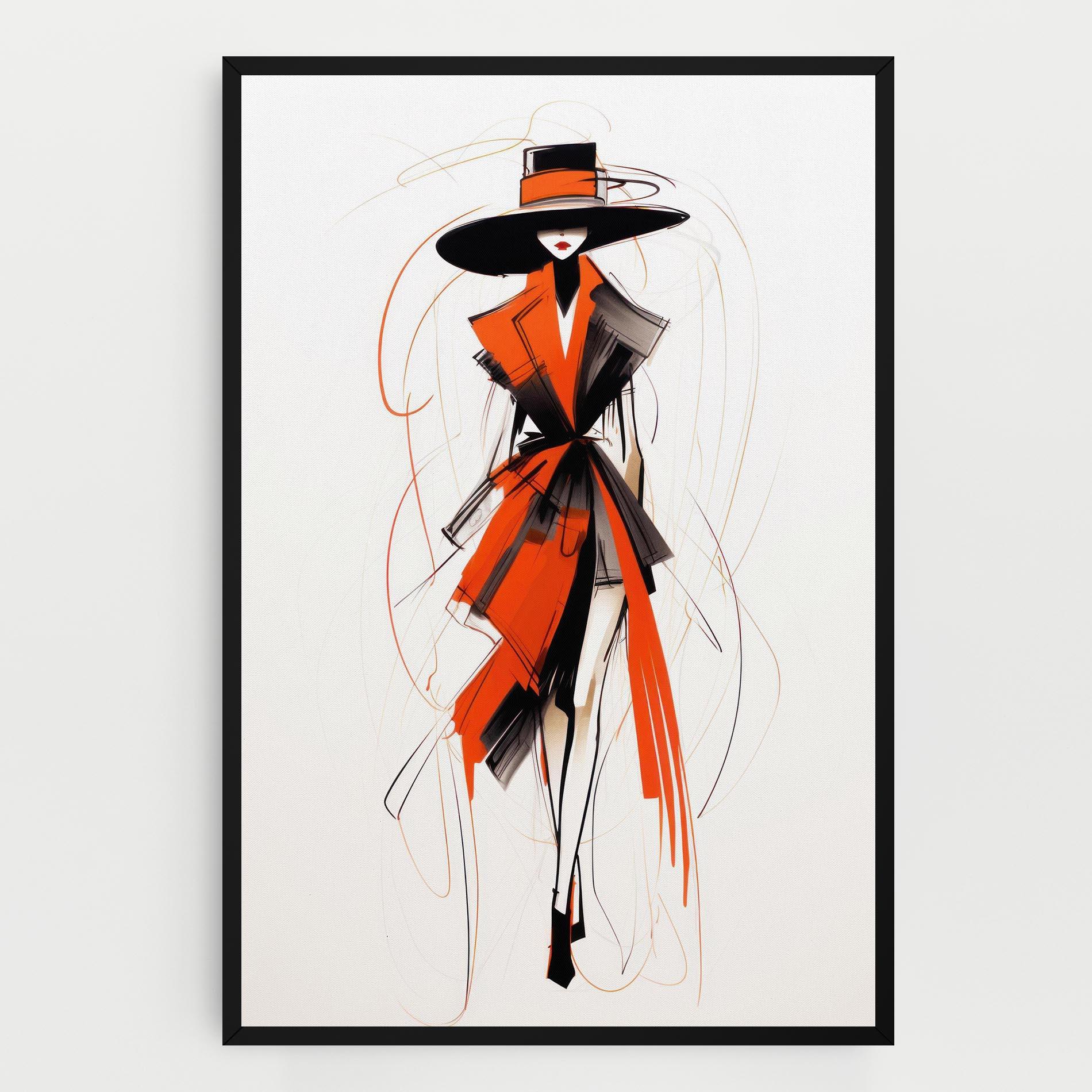 Tablou Canvas Handdrawn Doodle mockup 0