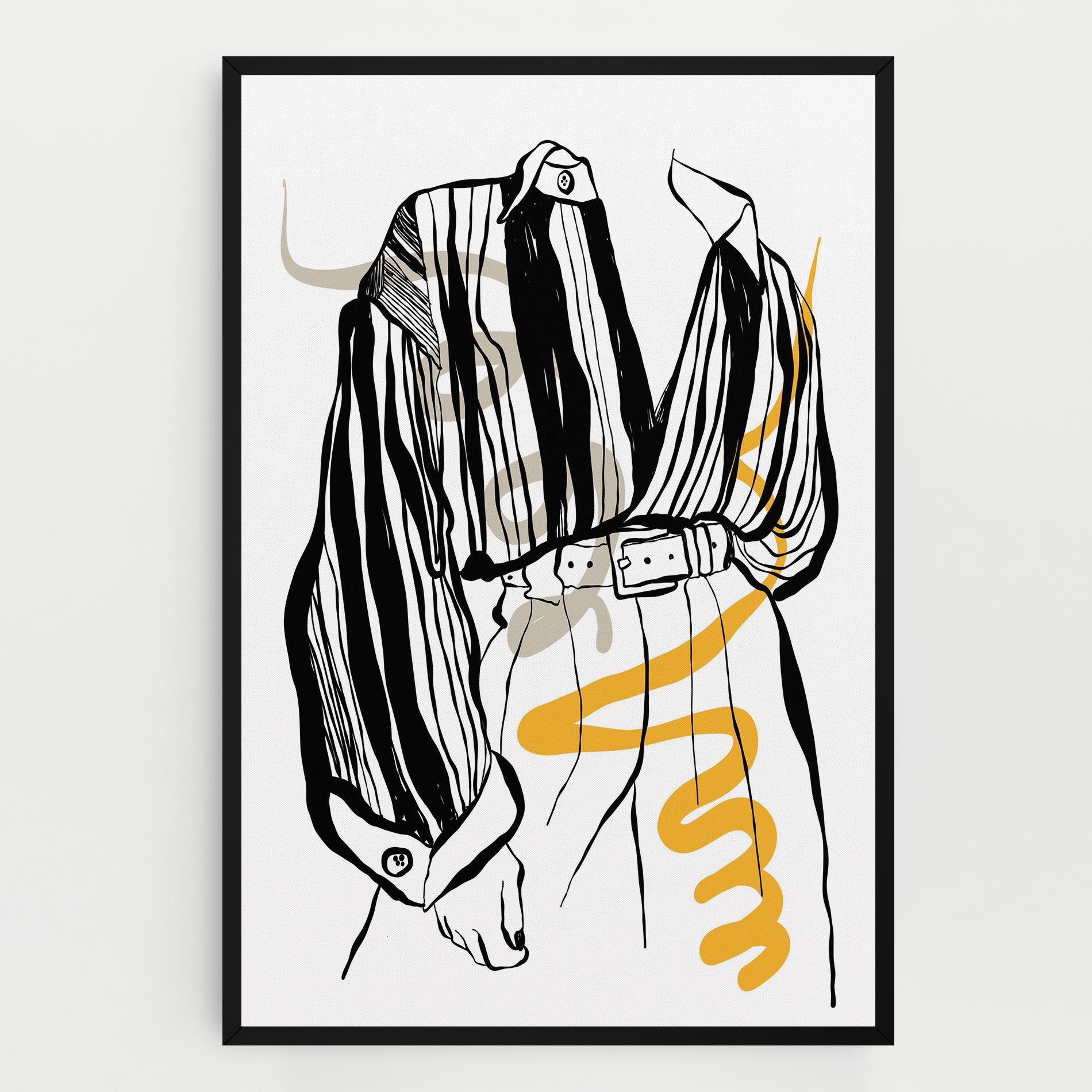 Tablou Canvas Modern Outfit Line mockup 0