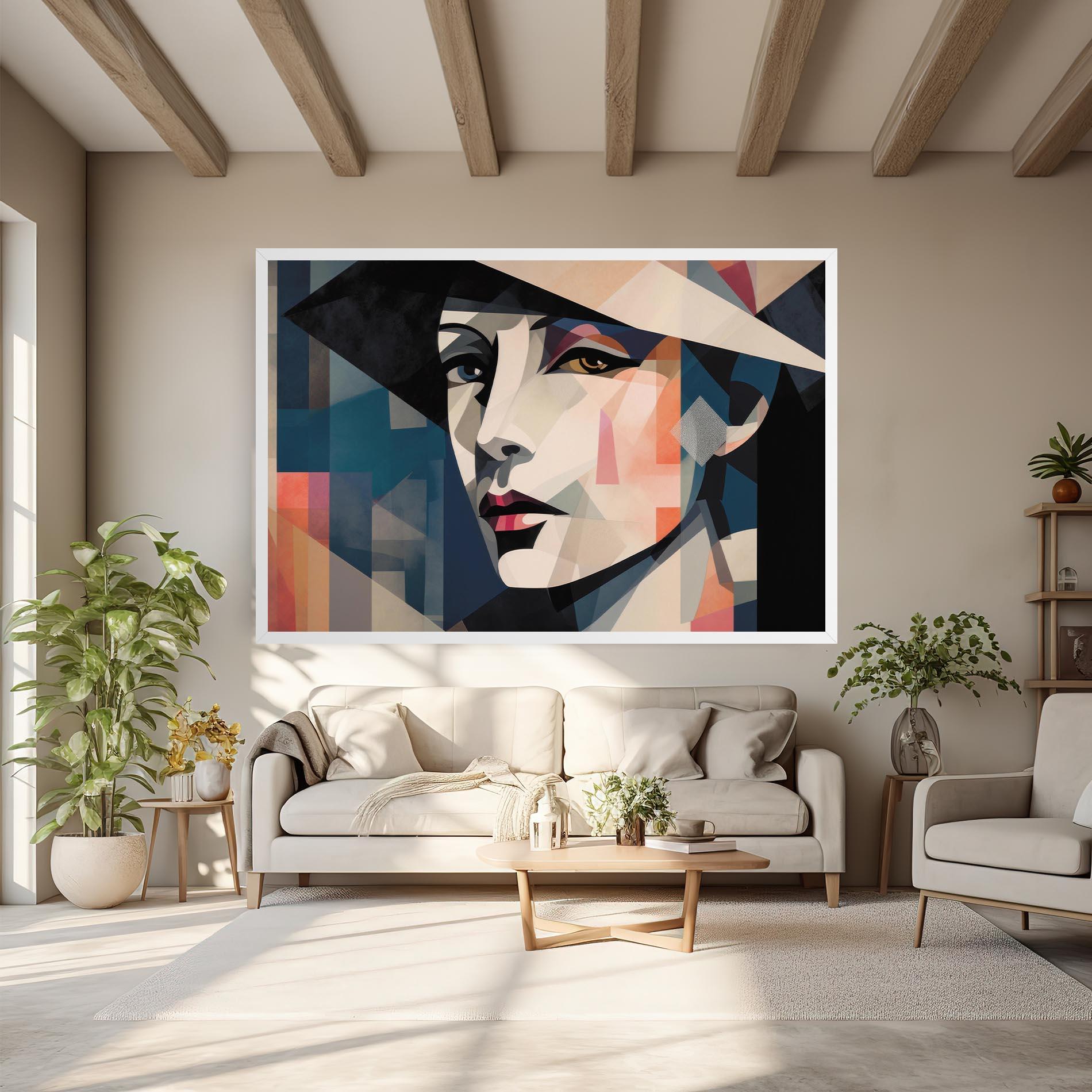 Tablou Canvas Chicago Portrait mockup 6