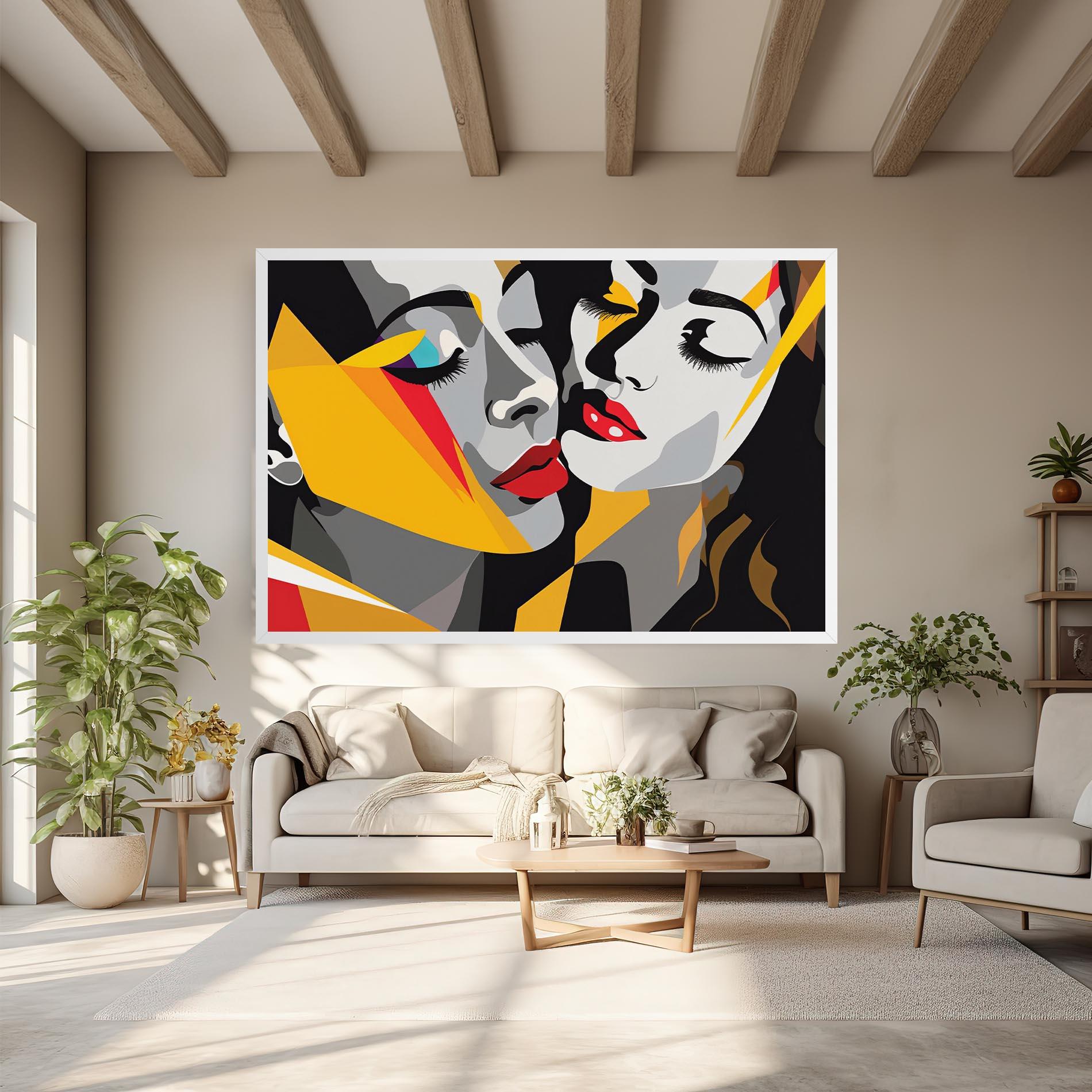 Tablou Canvas Dreamy Modern Female mockup 6