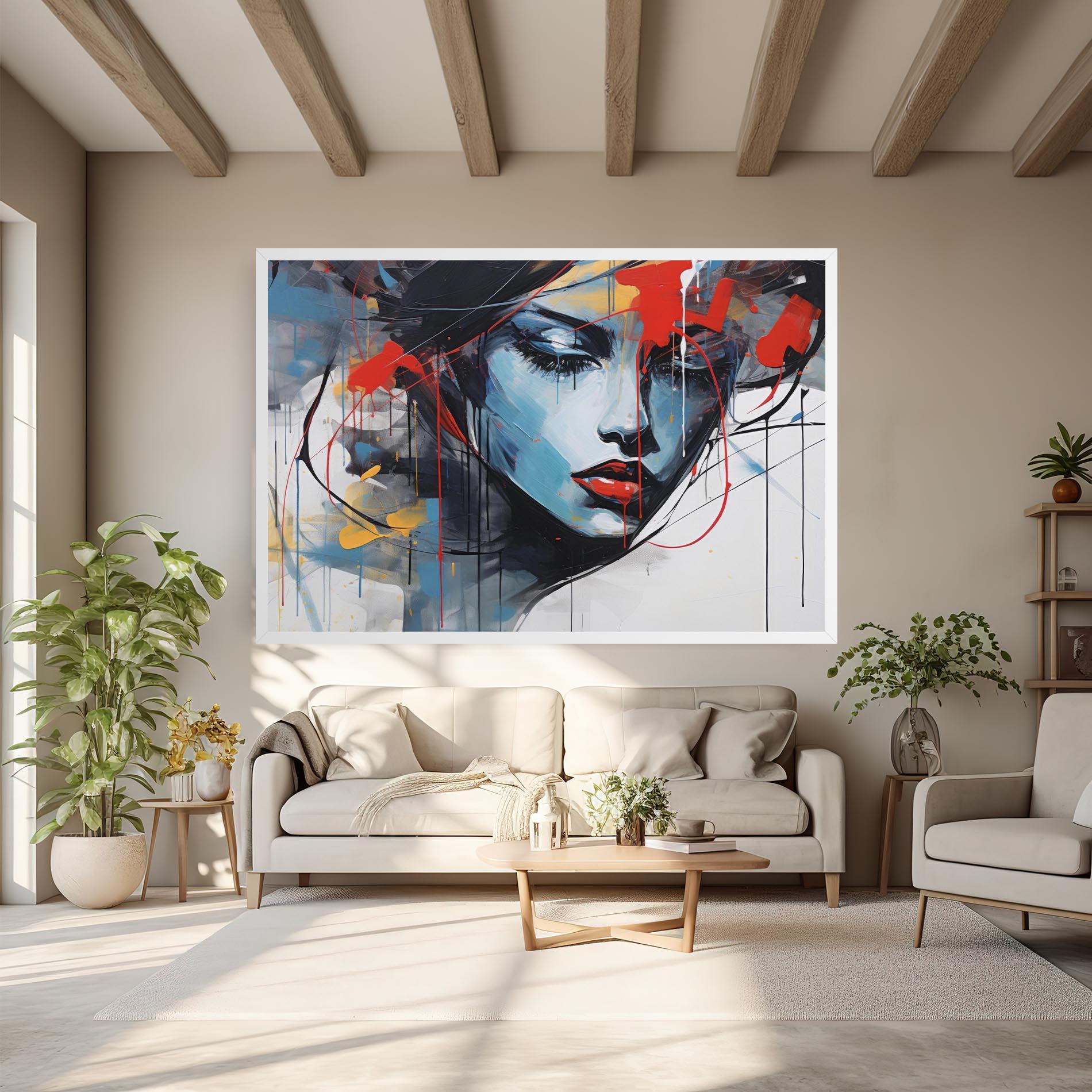 Tablou Canvas Edgy Woman mockup 6