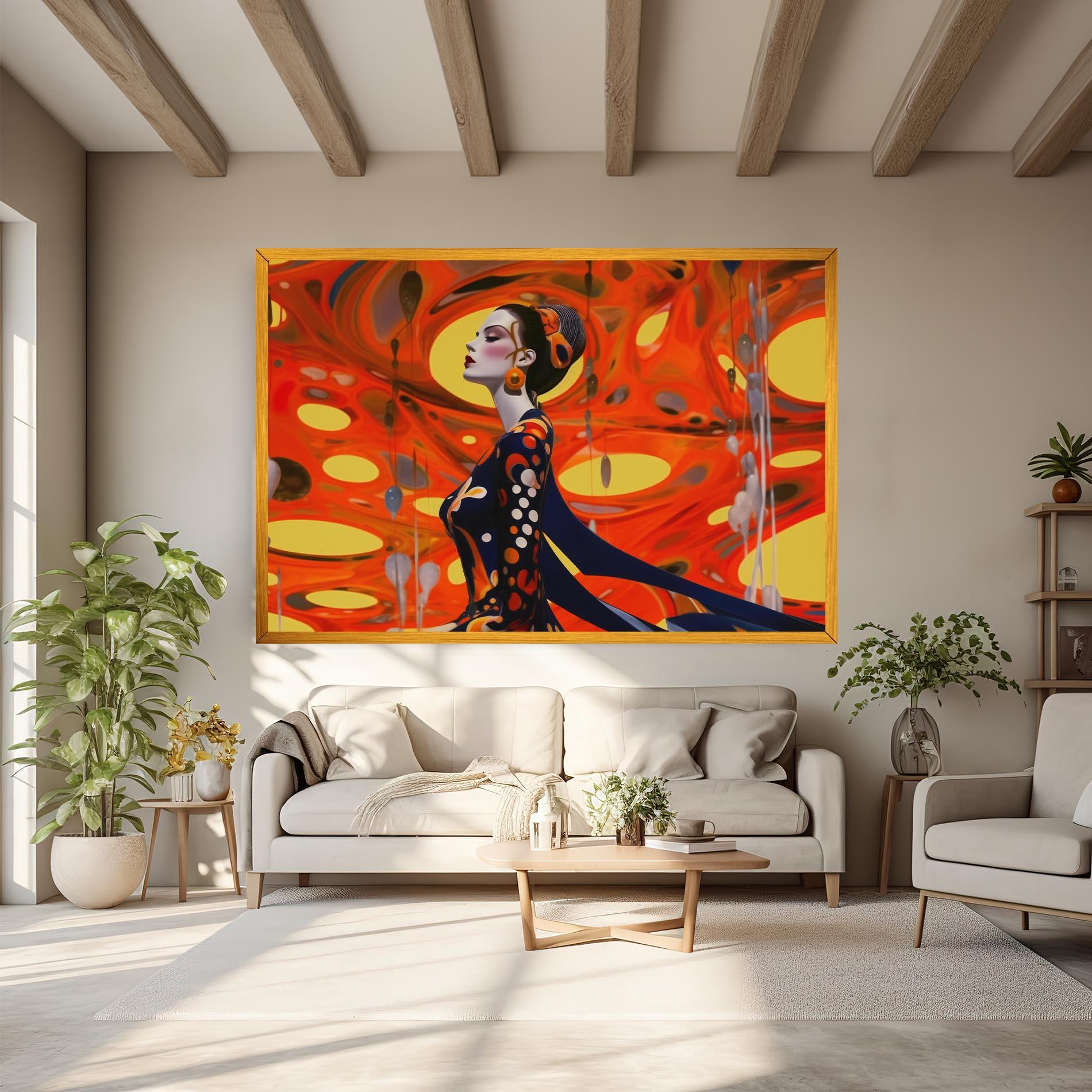 Tablou Canvas Big Orange Accesories mockup 6