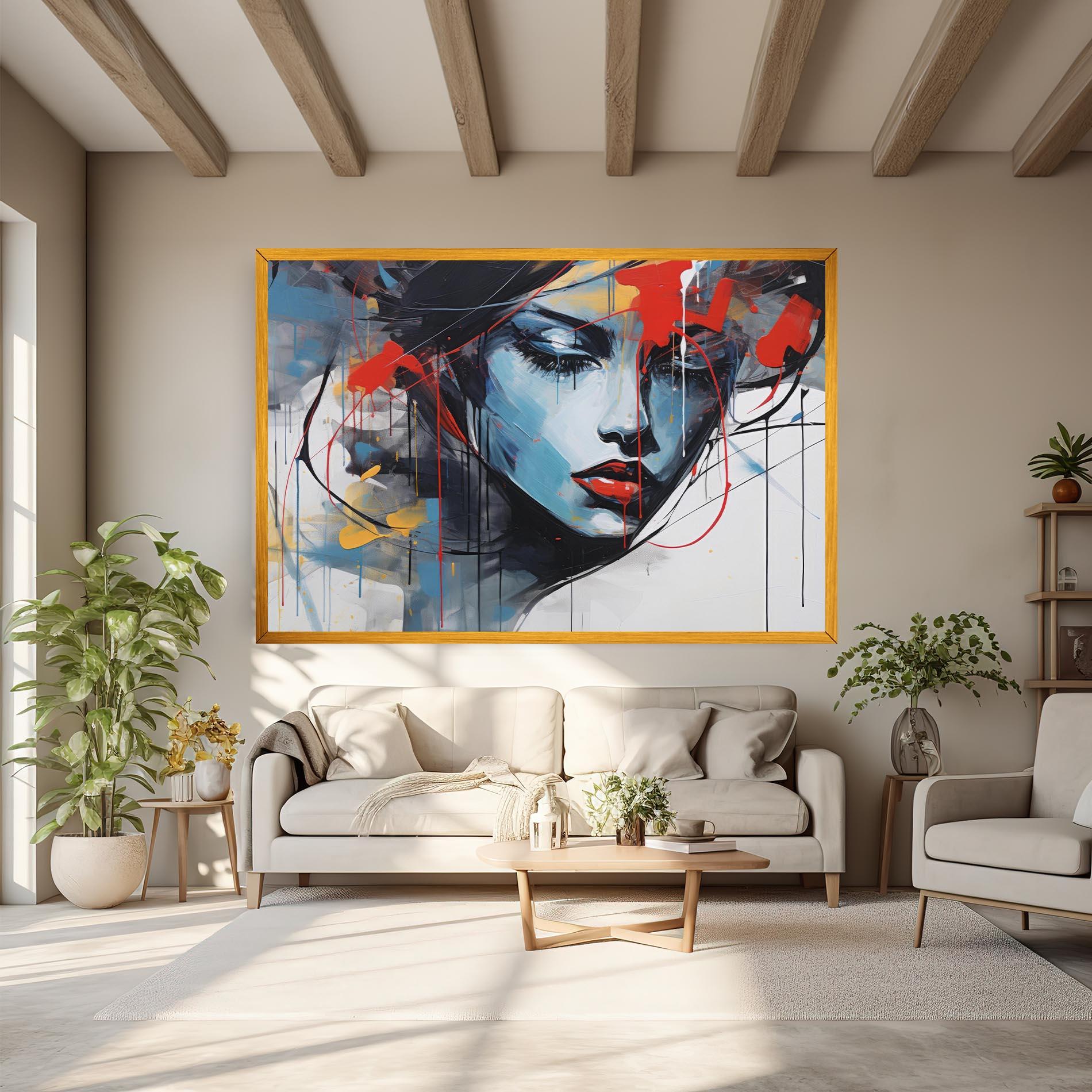 Tablou Canvas Edgy Woman mockup 6