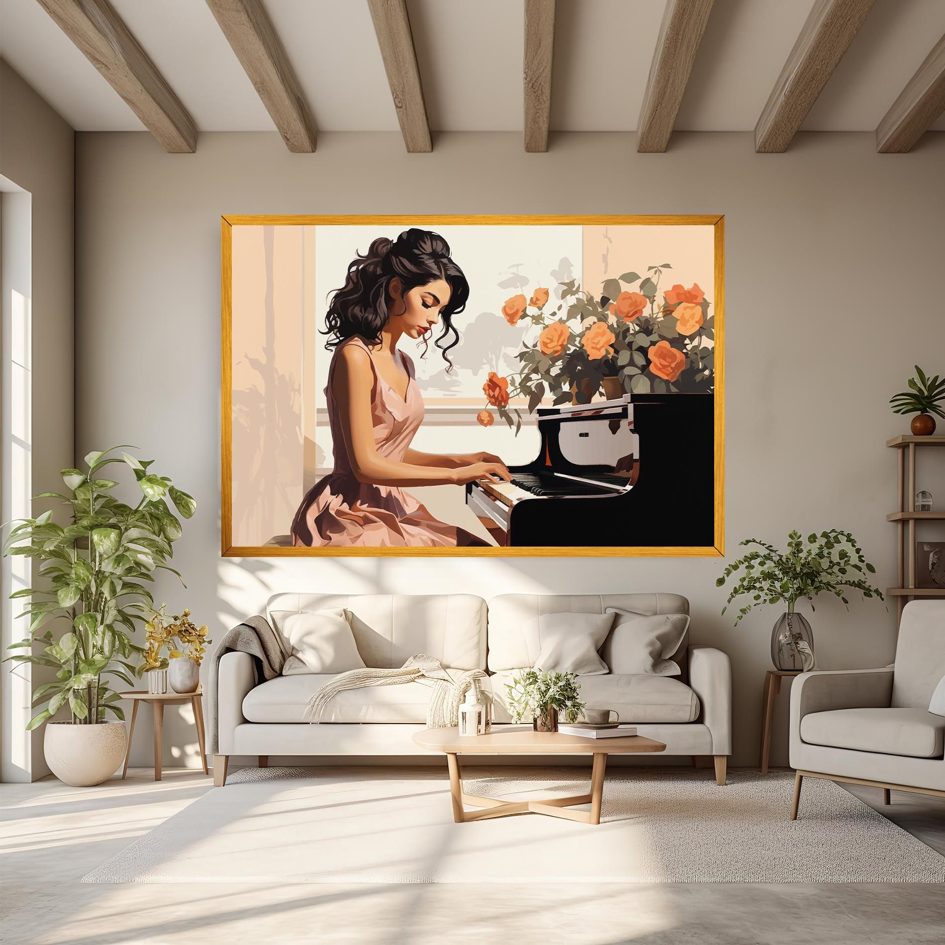Singer Painting mockup 6