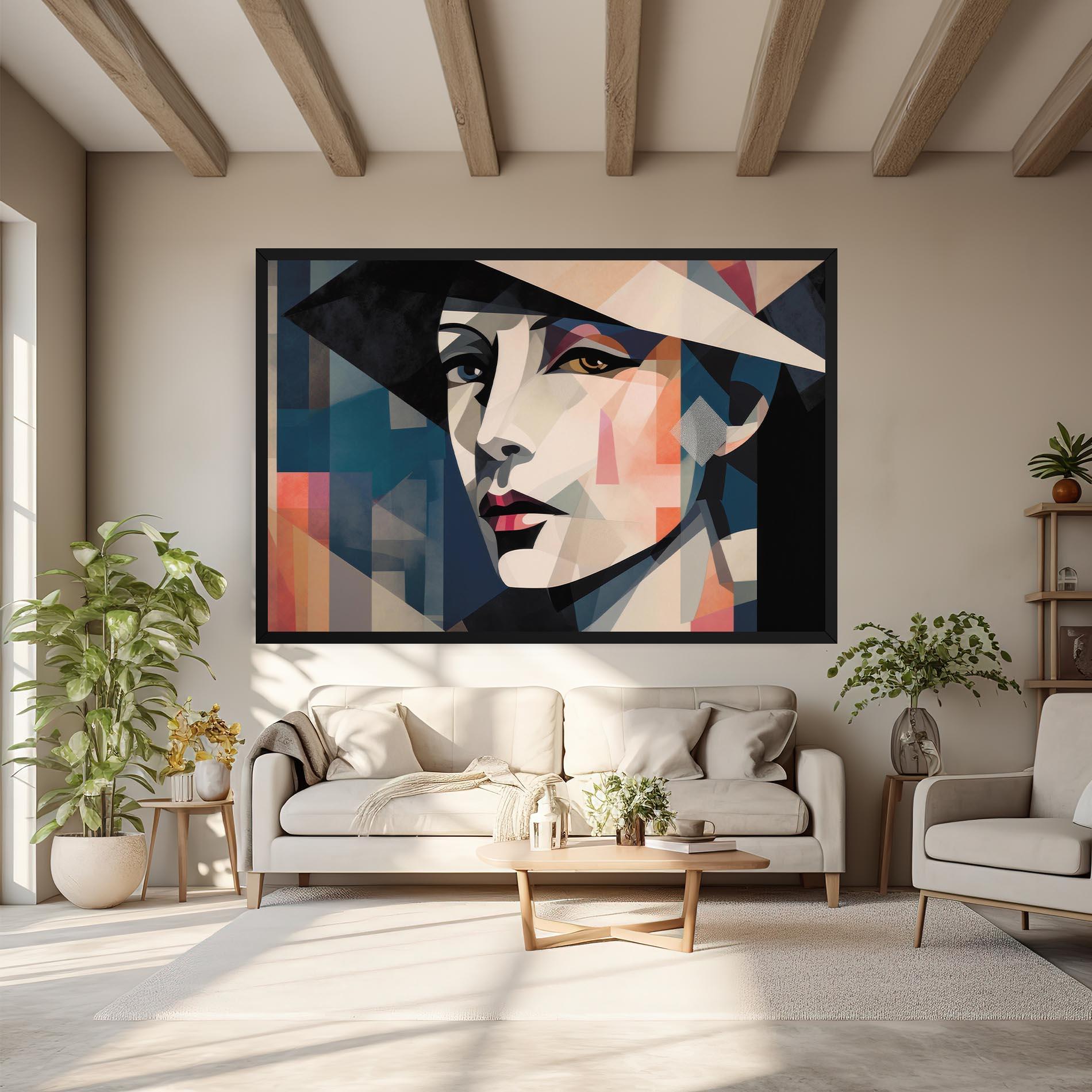 Tablou Canvas Chicago Portrait mockup 6