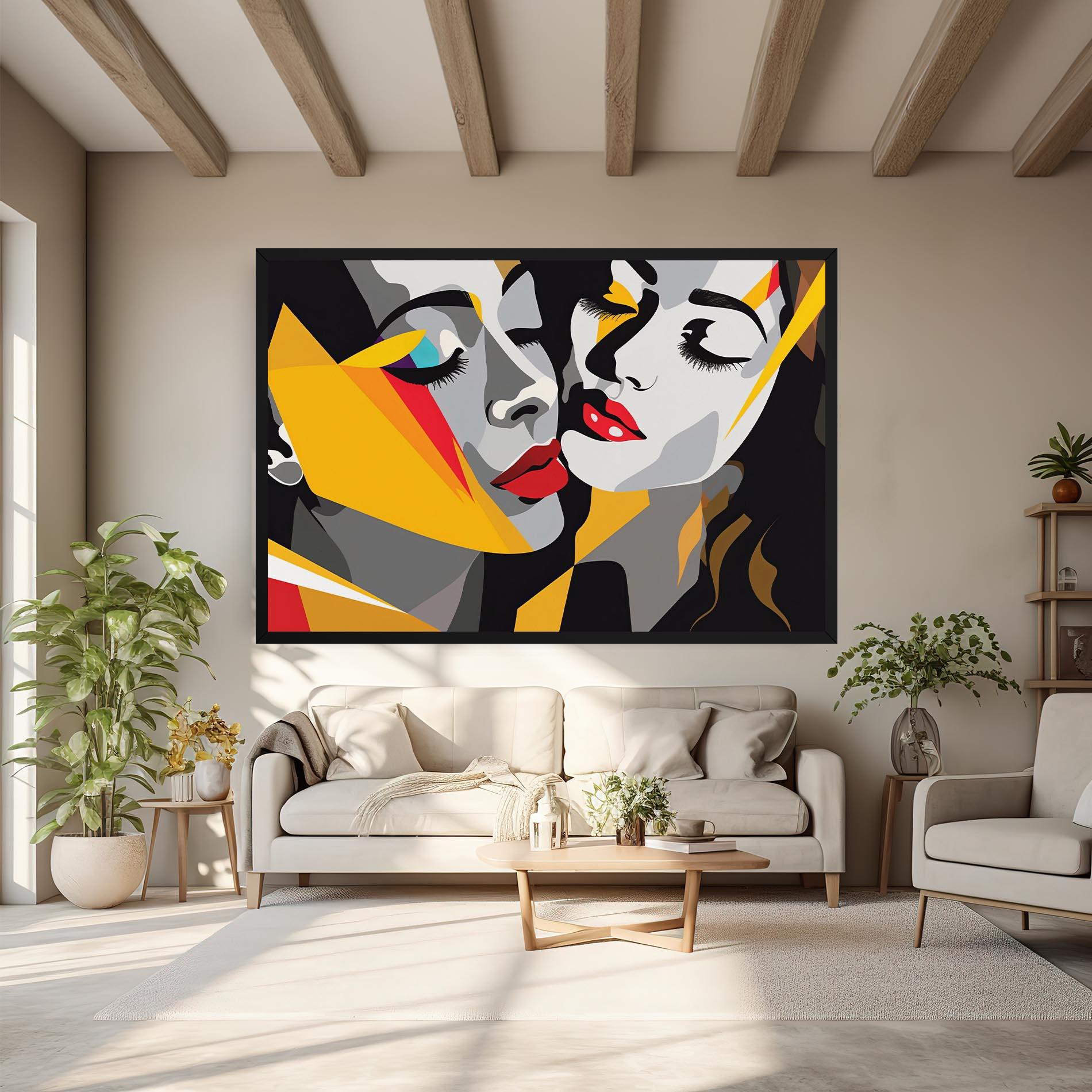 Tablou Canvas Dreamy Modern Female mockup 6