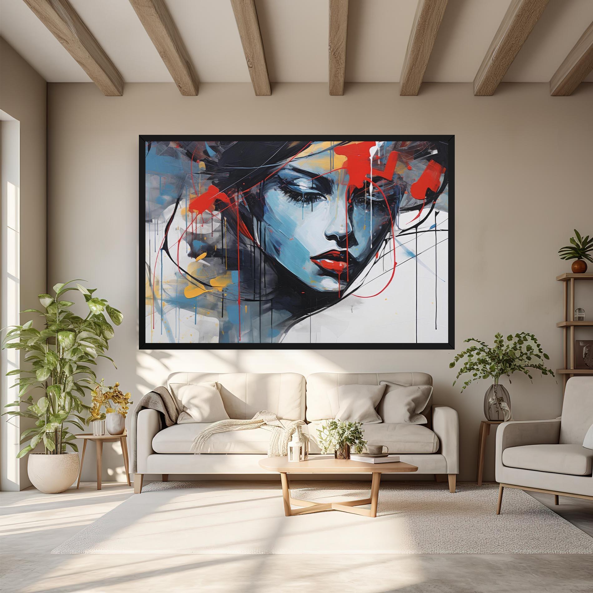 Tablou Canvas Edgy Woman mockup 6