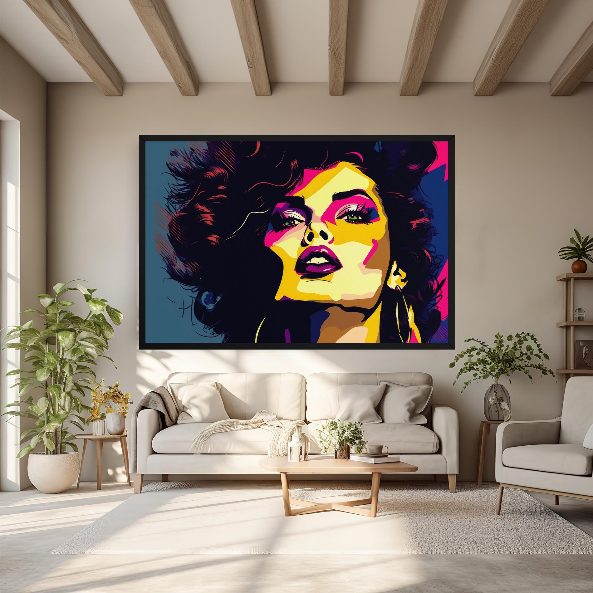Tablou Canvas Pop Art Portrait Woman mockup 6