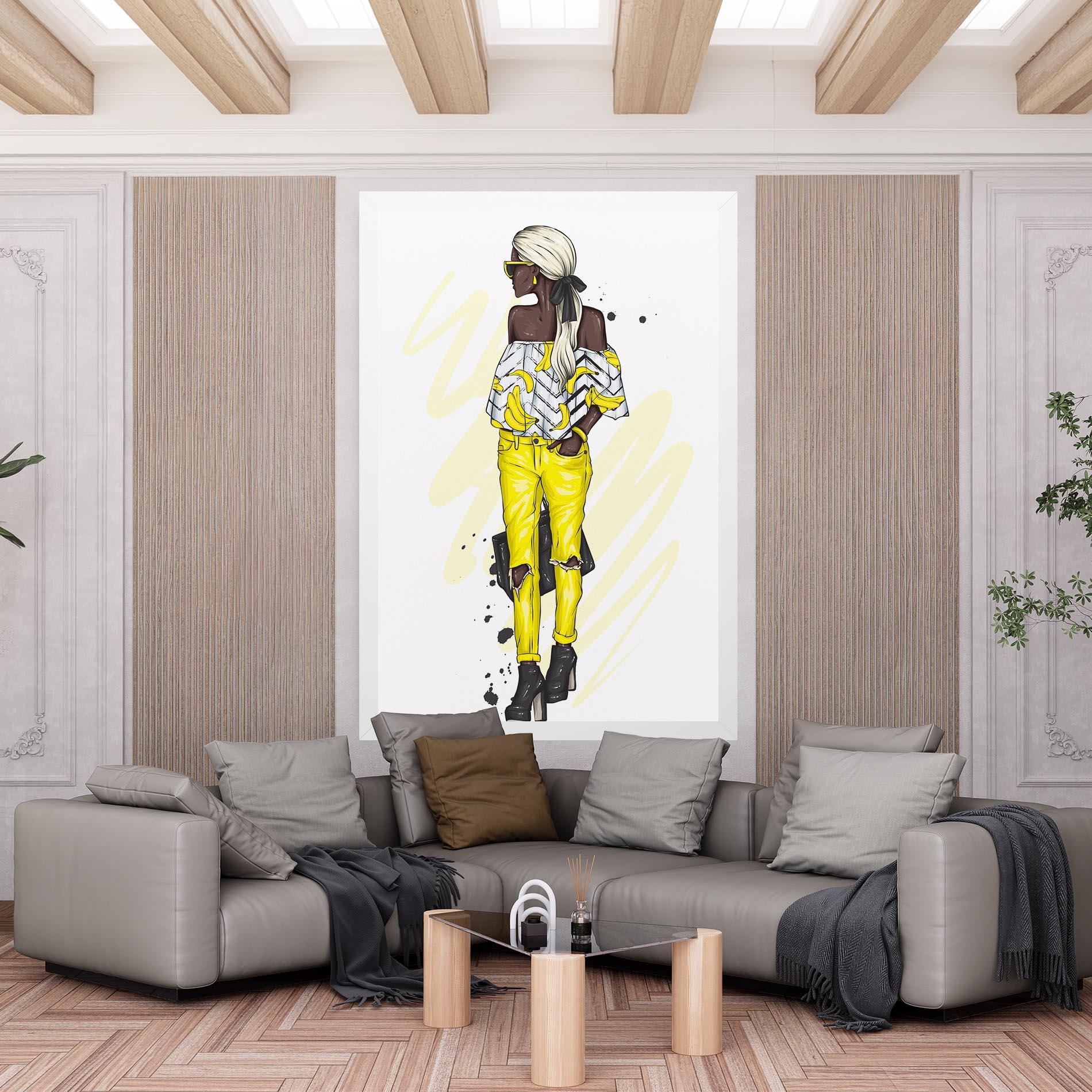 Tablou Canvas Banana Blouse mockup 6