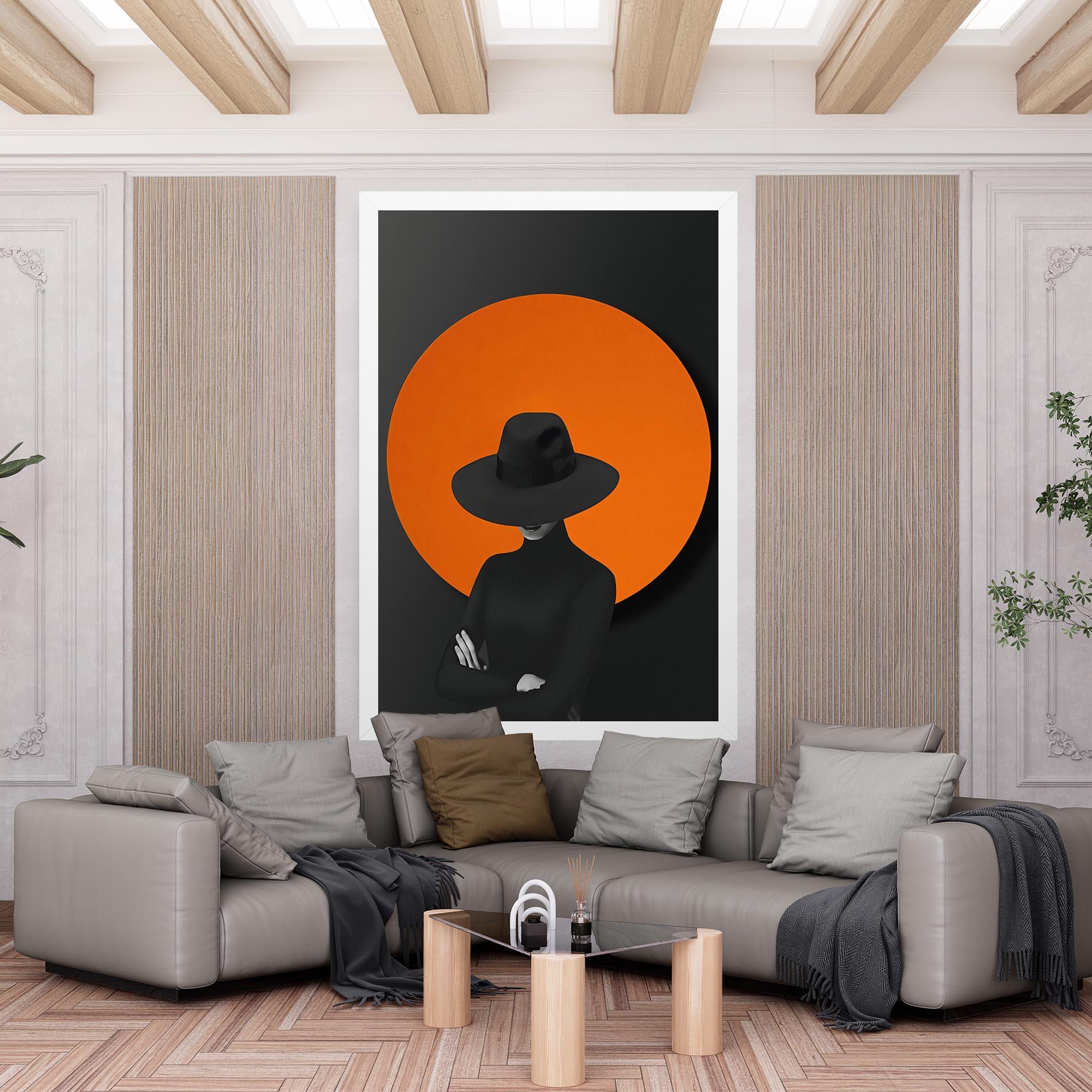 Tablou Canvas Black Fashion mockup 6