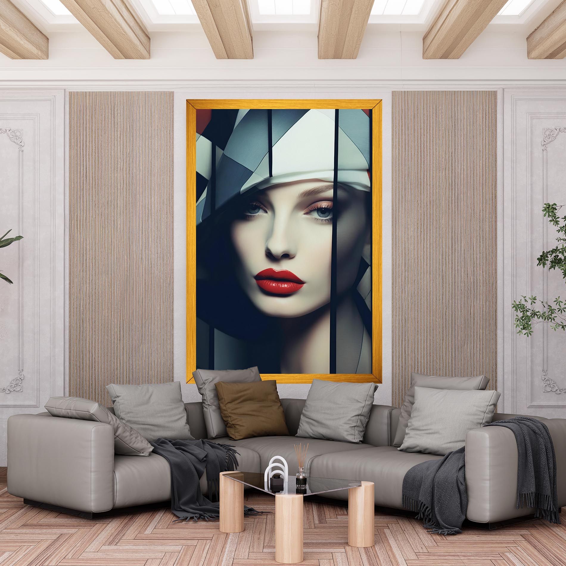 Big Juicy Lips Woman mockup 6