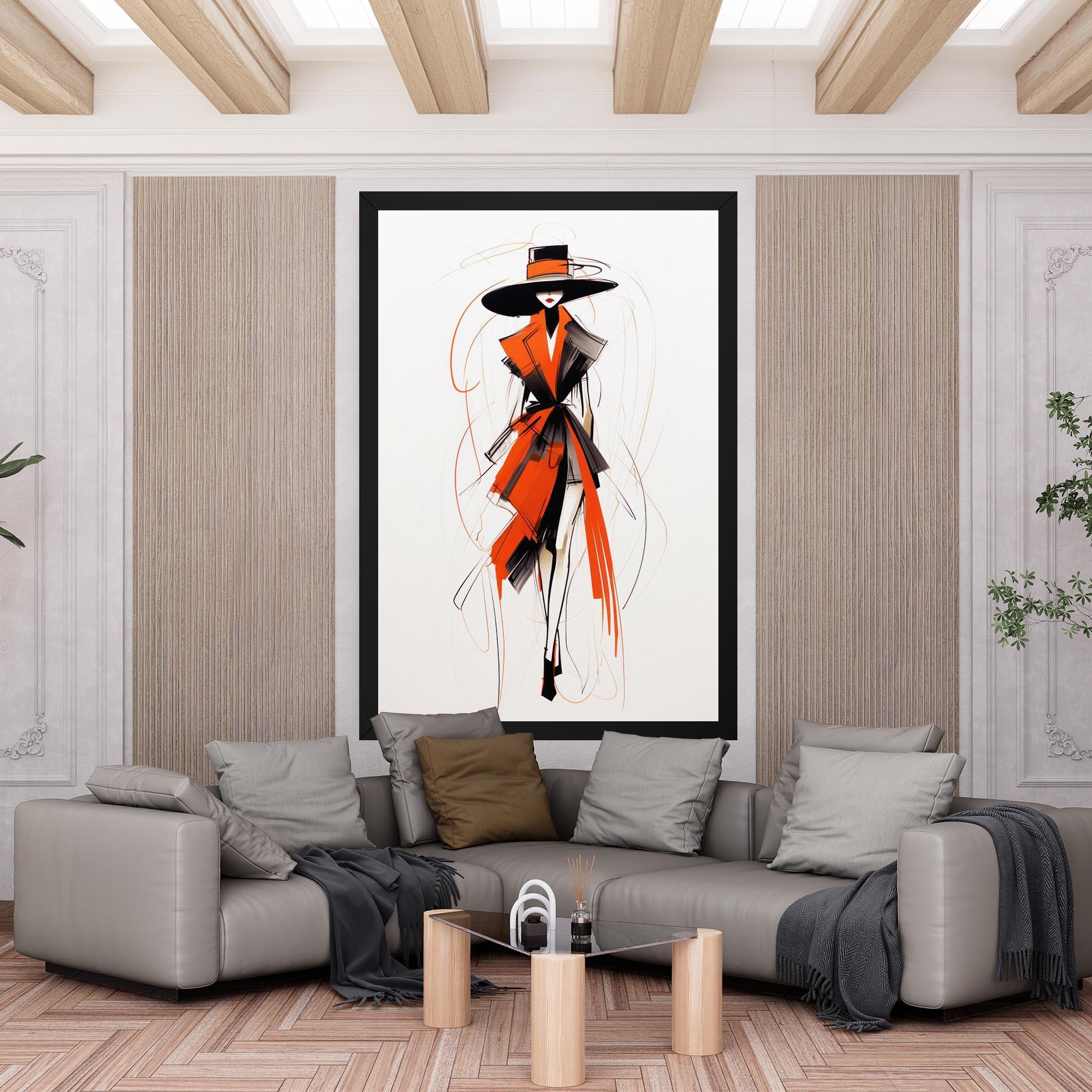 Tablou Canvas Handdrawn Doodle mockup 6