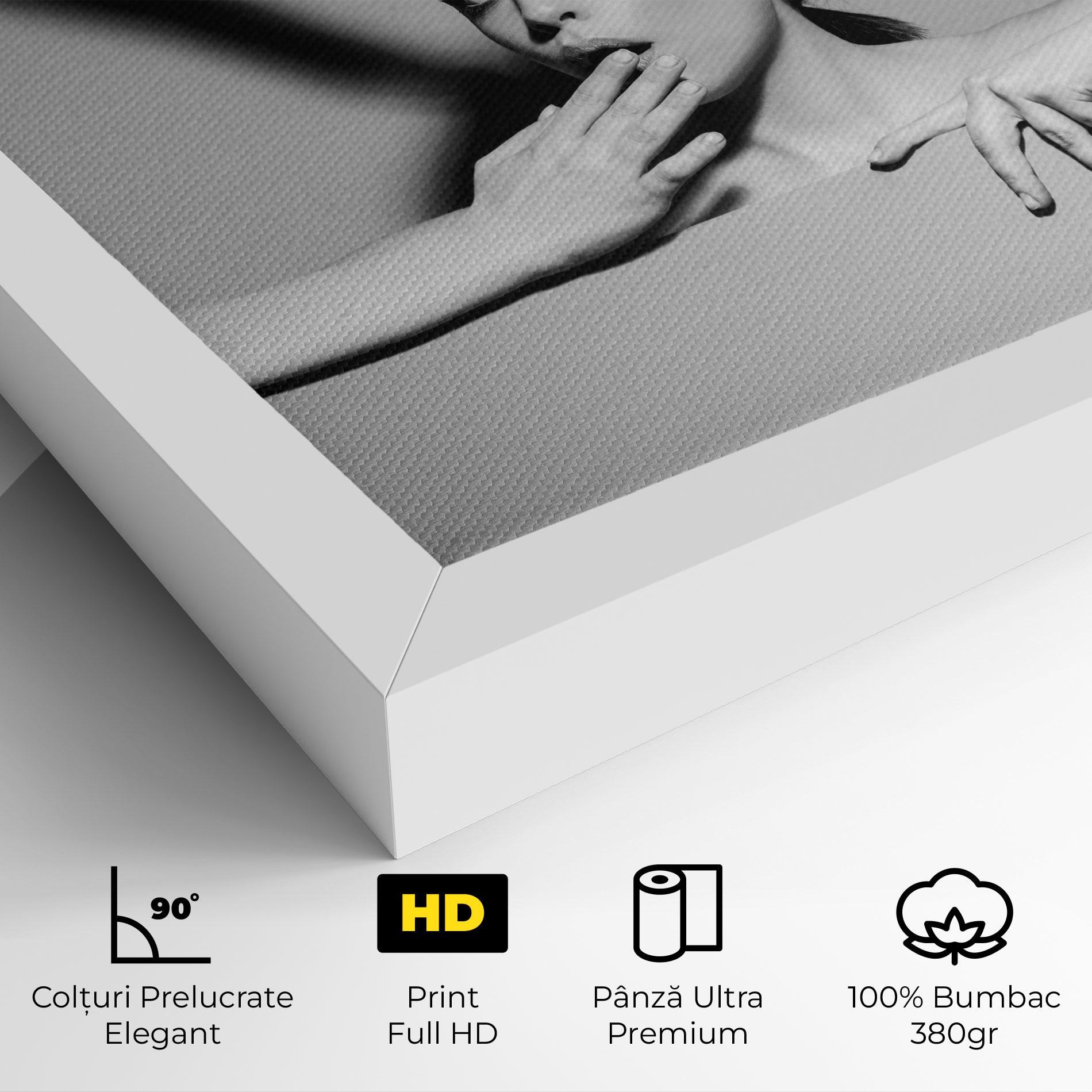 Tablou Canvas Bunny Ears Peeking mockup 4