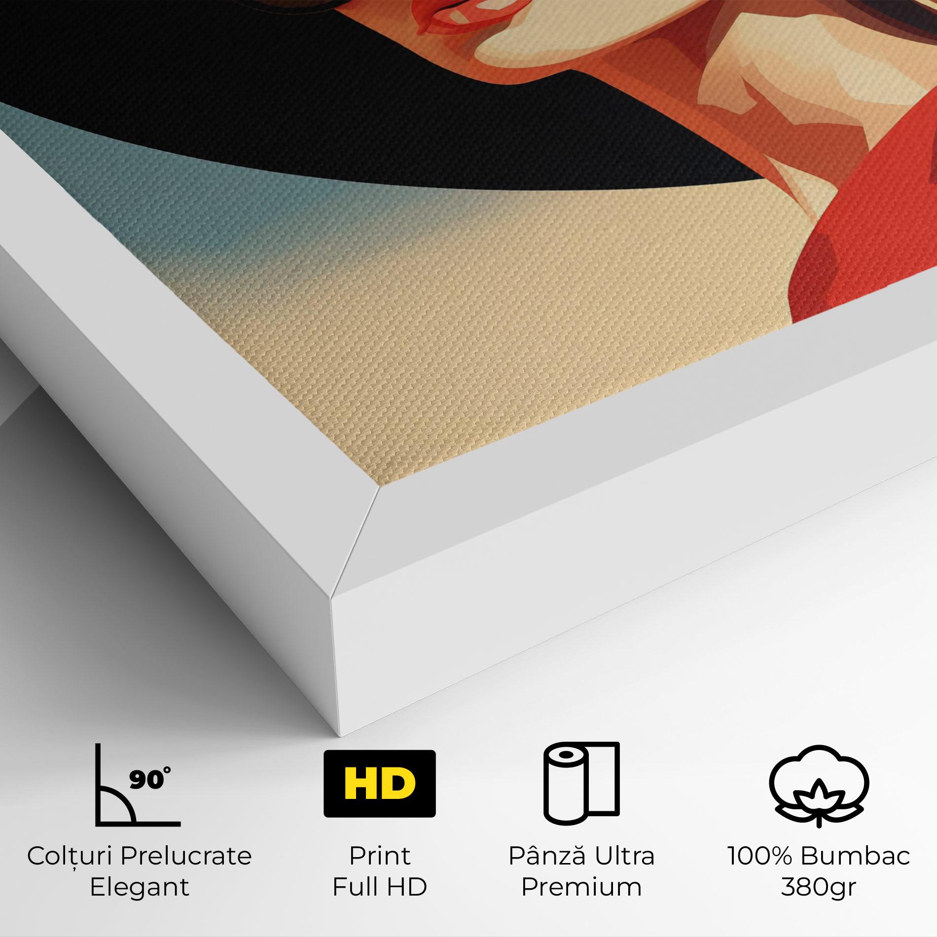 Tablou Canvas Caucasian Glamor Model mockup 4