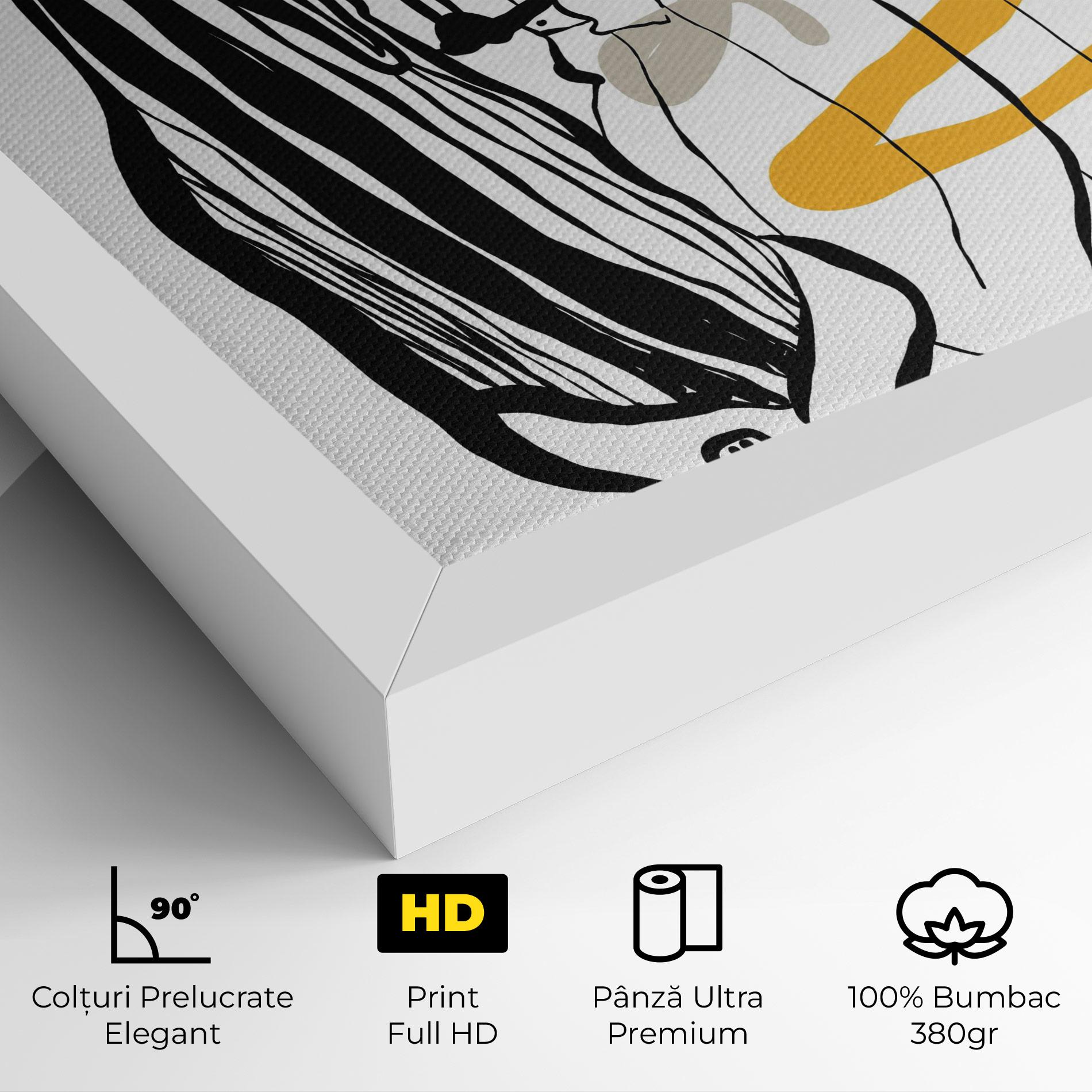 Tablou Canvas Modern Outfit Line mockup 4