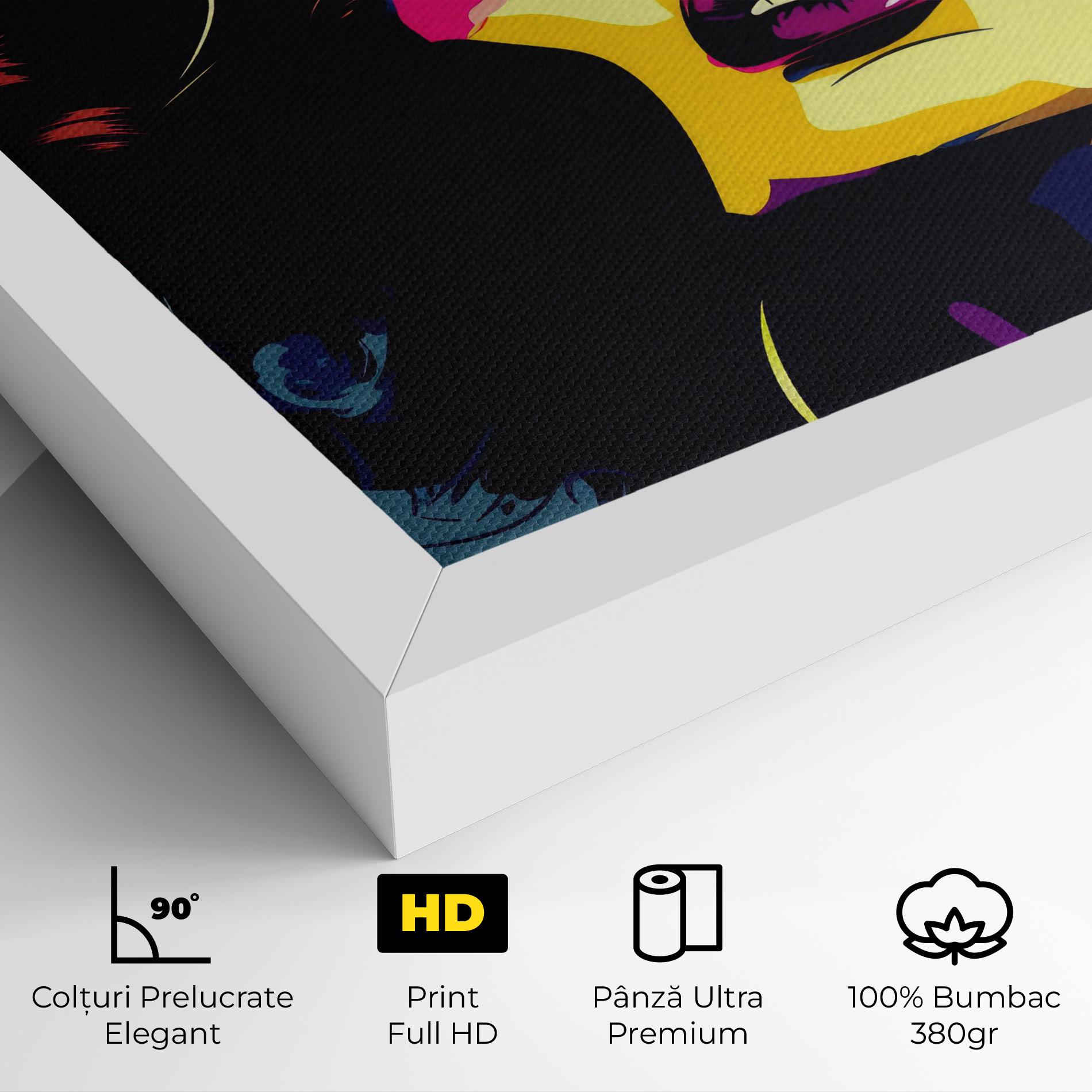 Tablou Canvas Pop Art Portrait Woman mockup 4