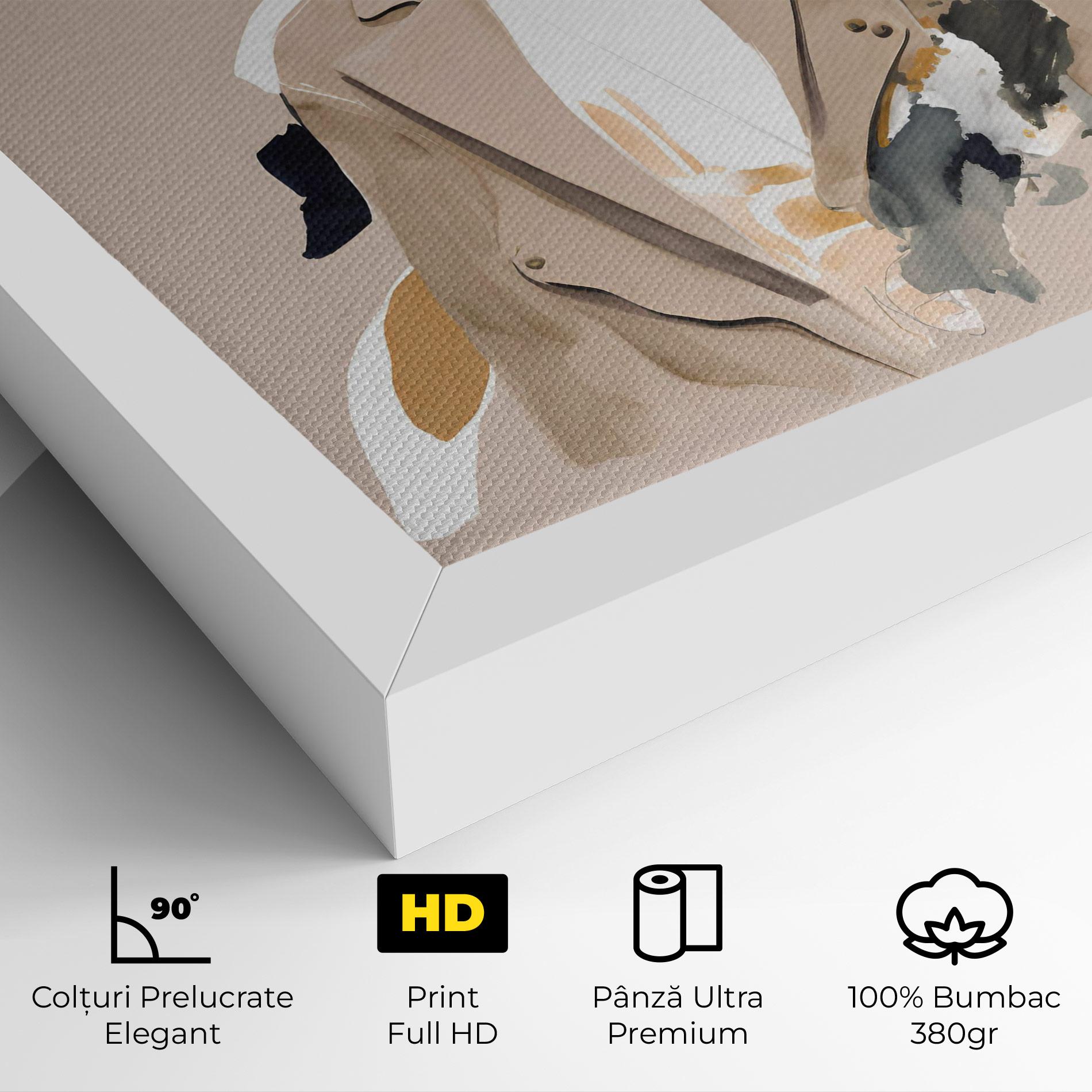 Tablou Canvas Watercolor Stylish Model mockup 4