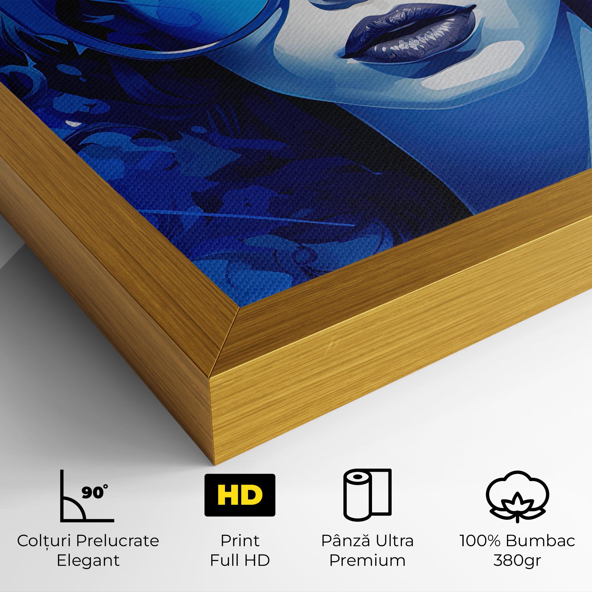 Tablou Canvas Big Blue Glasses mockup 4