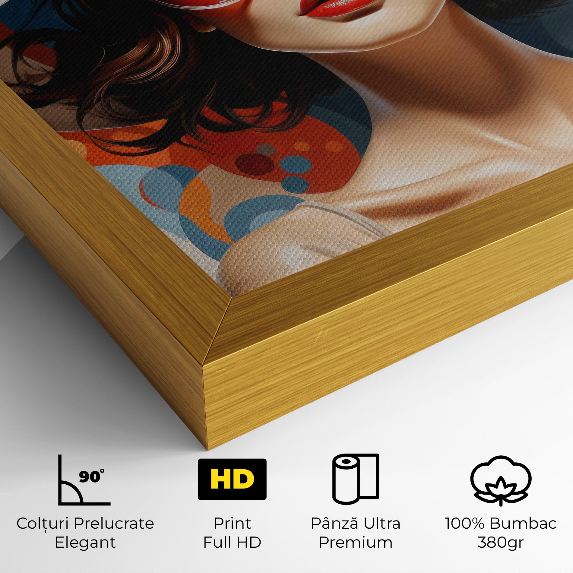 Big Glasses Woman mockup 4