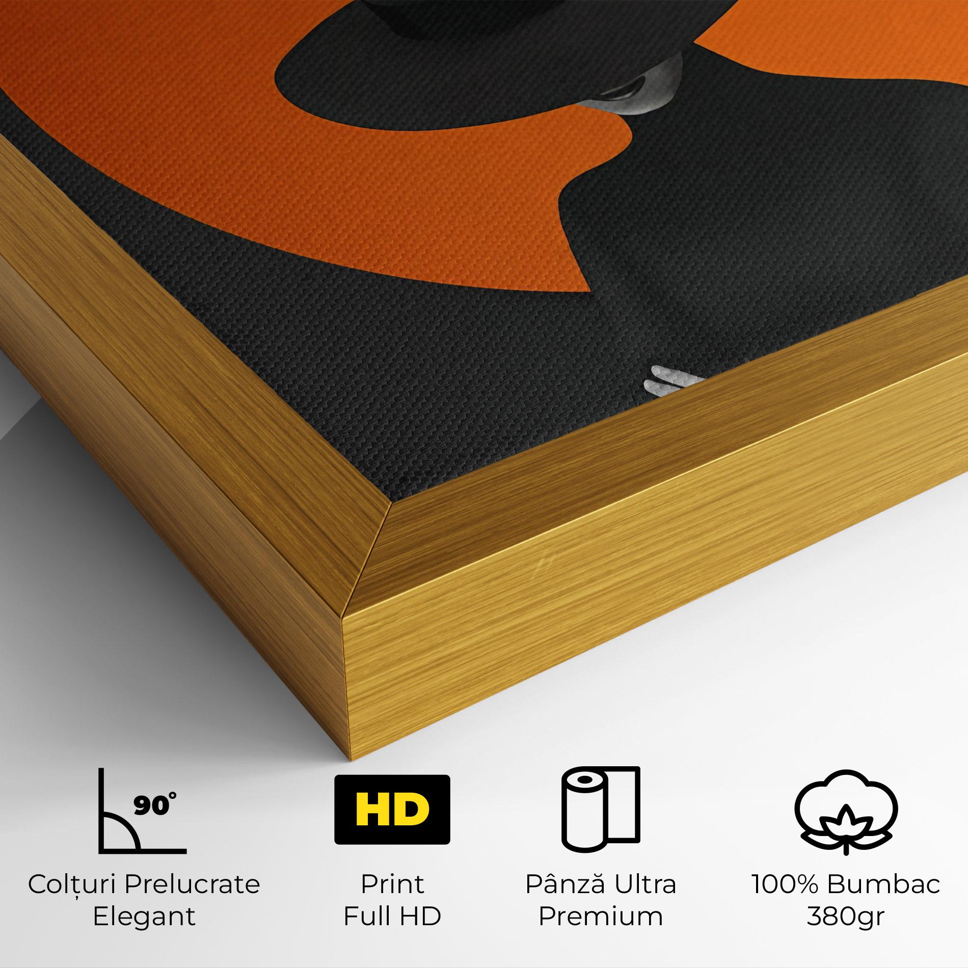 Tablou Canvas Black Fashion mockup 4