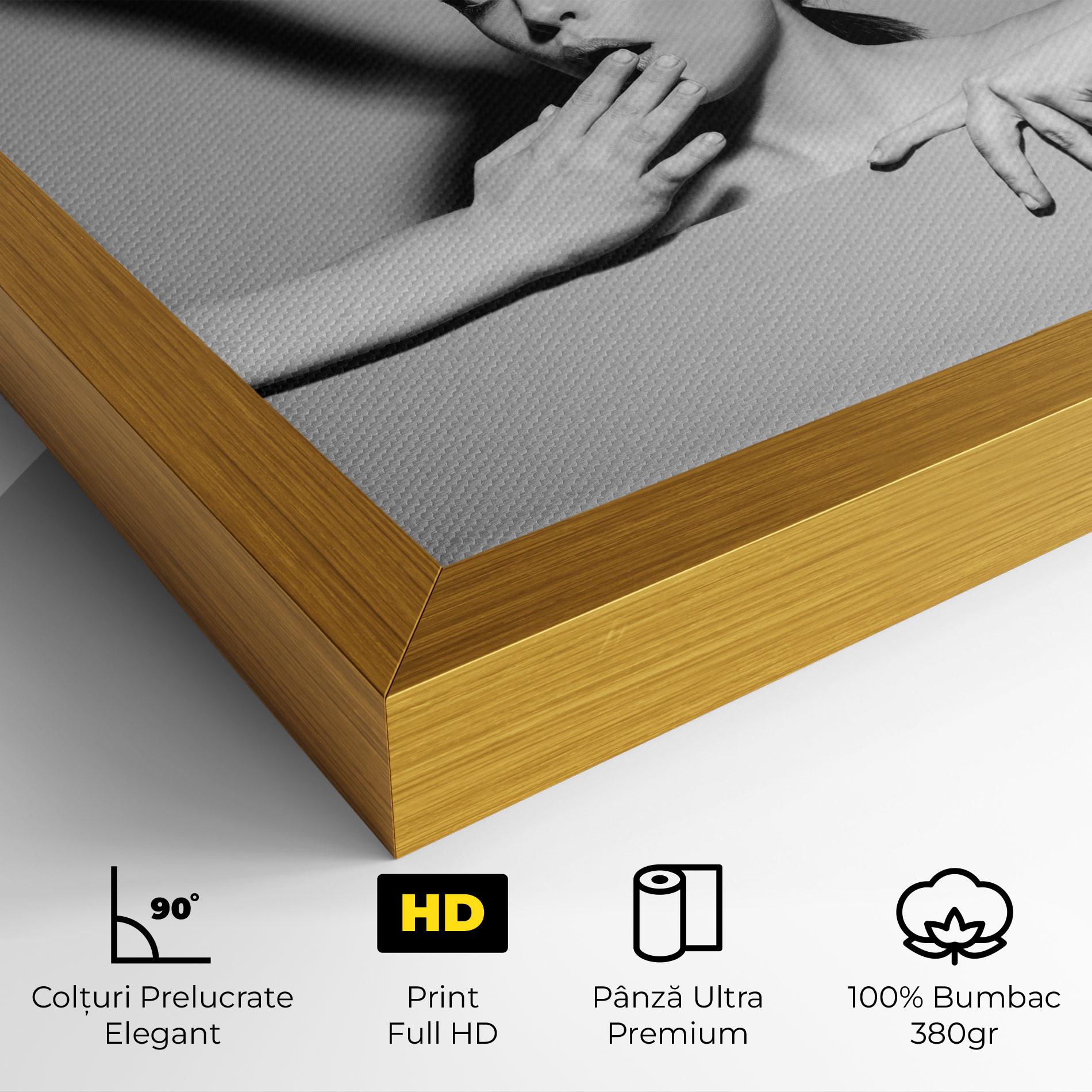 Tablou Canvas Bunny Ears Peeking mockup 4