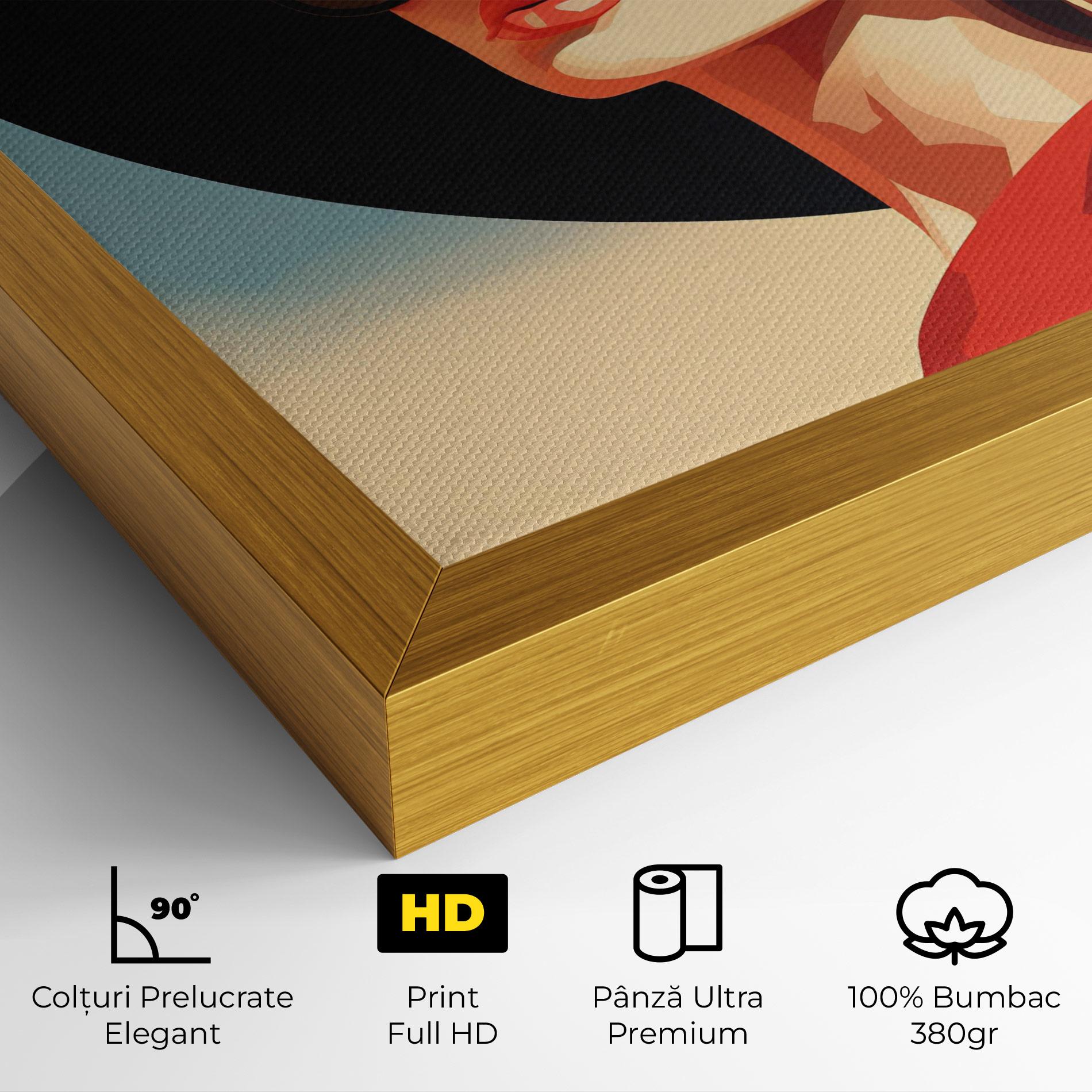 Tablou Canvas Caucasian Glamor Model mockup 4