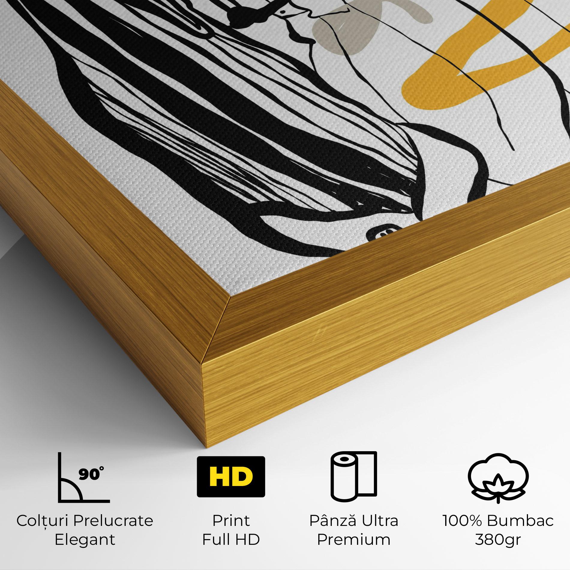 Tablou Canvas Modern Outfit Line mockup 4