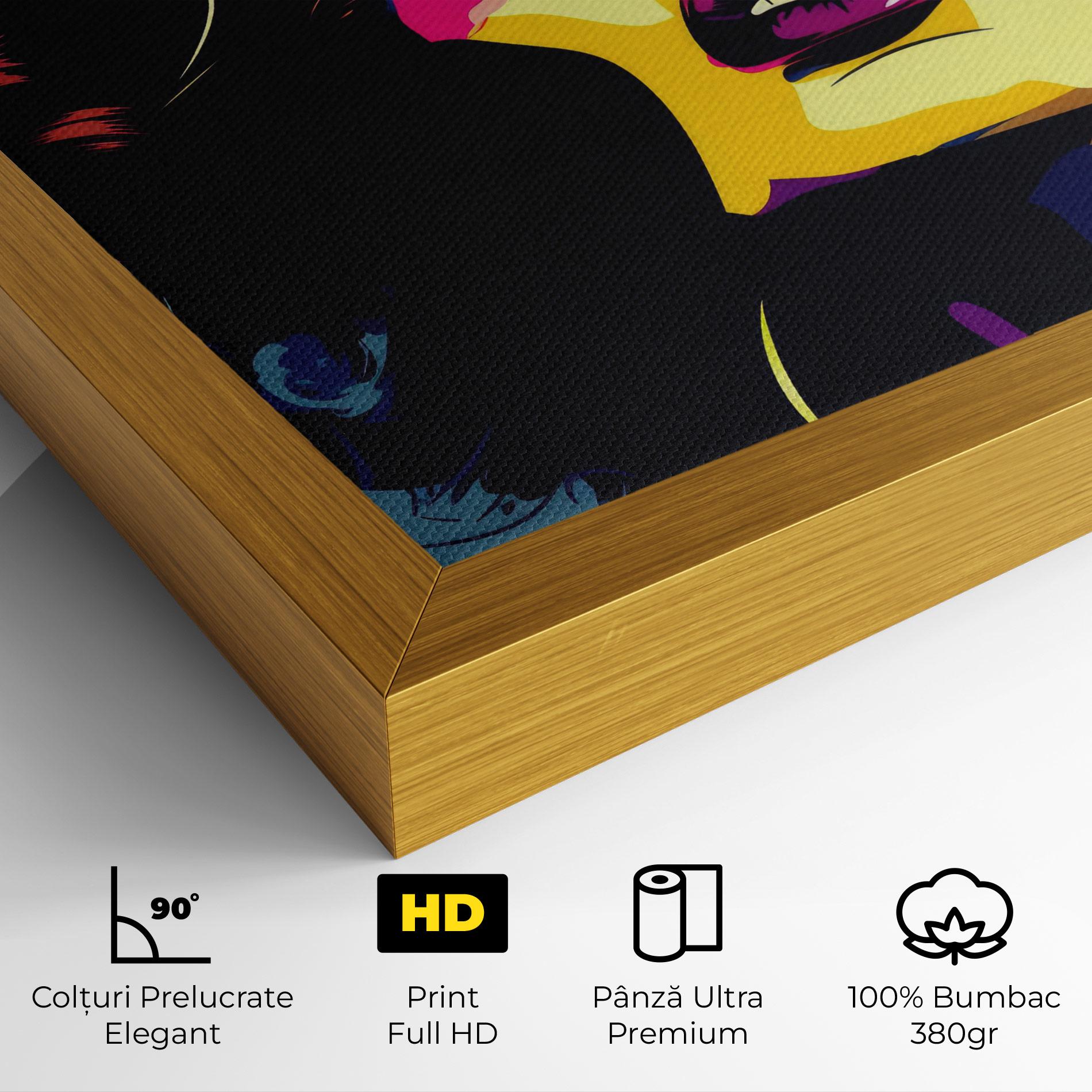 Tablou Canvas Pop Art Portrait Woman mockup 4