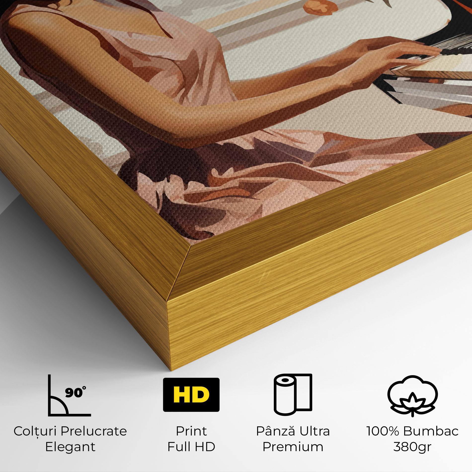 Tablou Canvas Singer Painting mockup 4