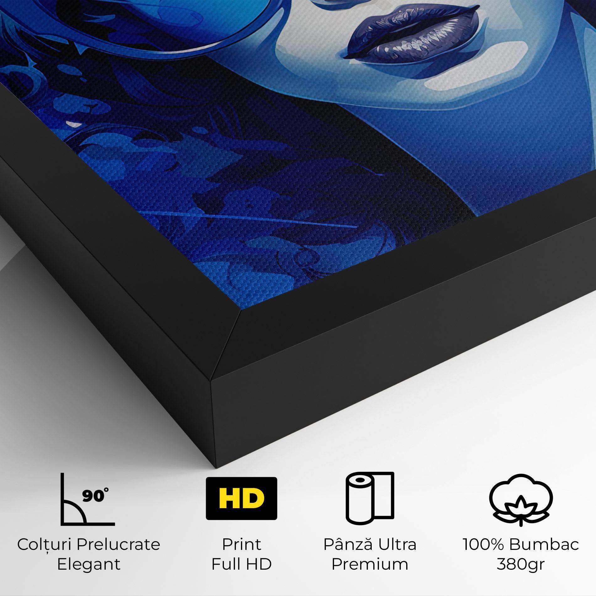 Tablou Canvas Big Blue Glasses mockup 4