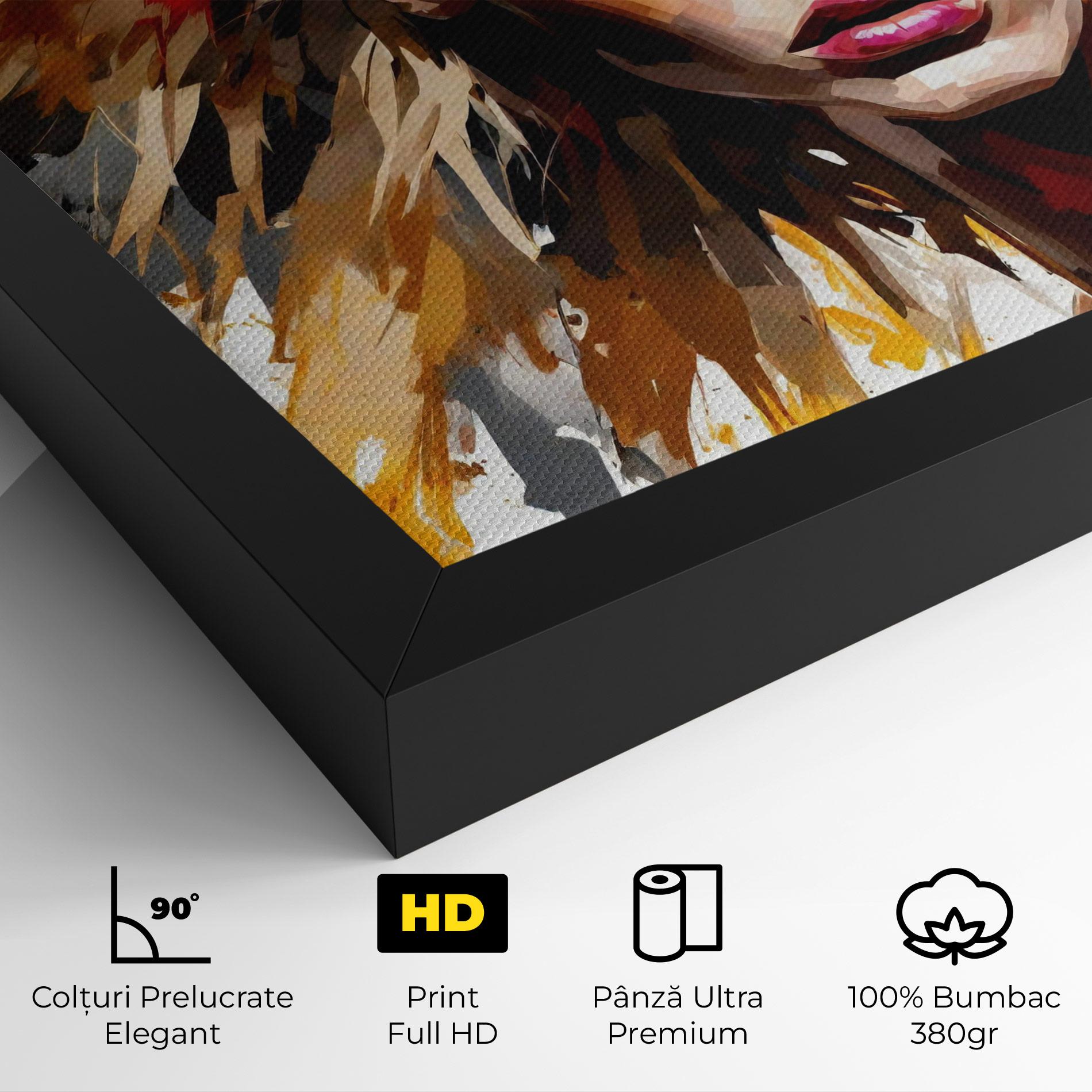 Tablou Canvas Blond Hair Splash mockup 4