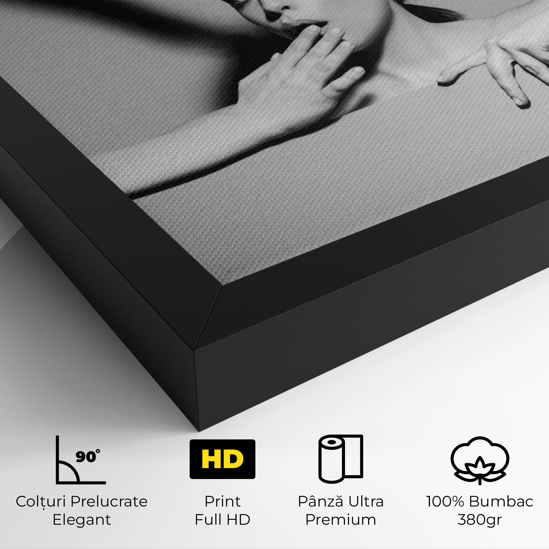 Tablou Canvas Bunny Ears Peeking mockup 4