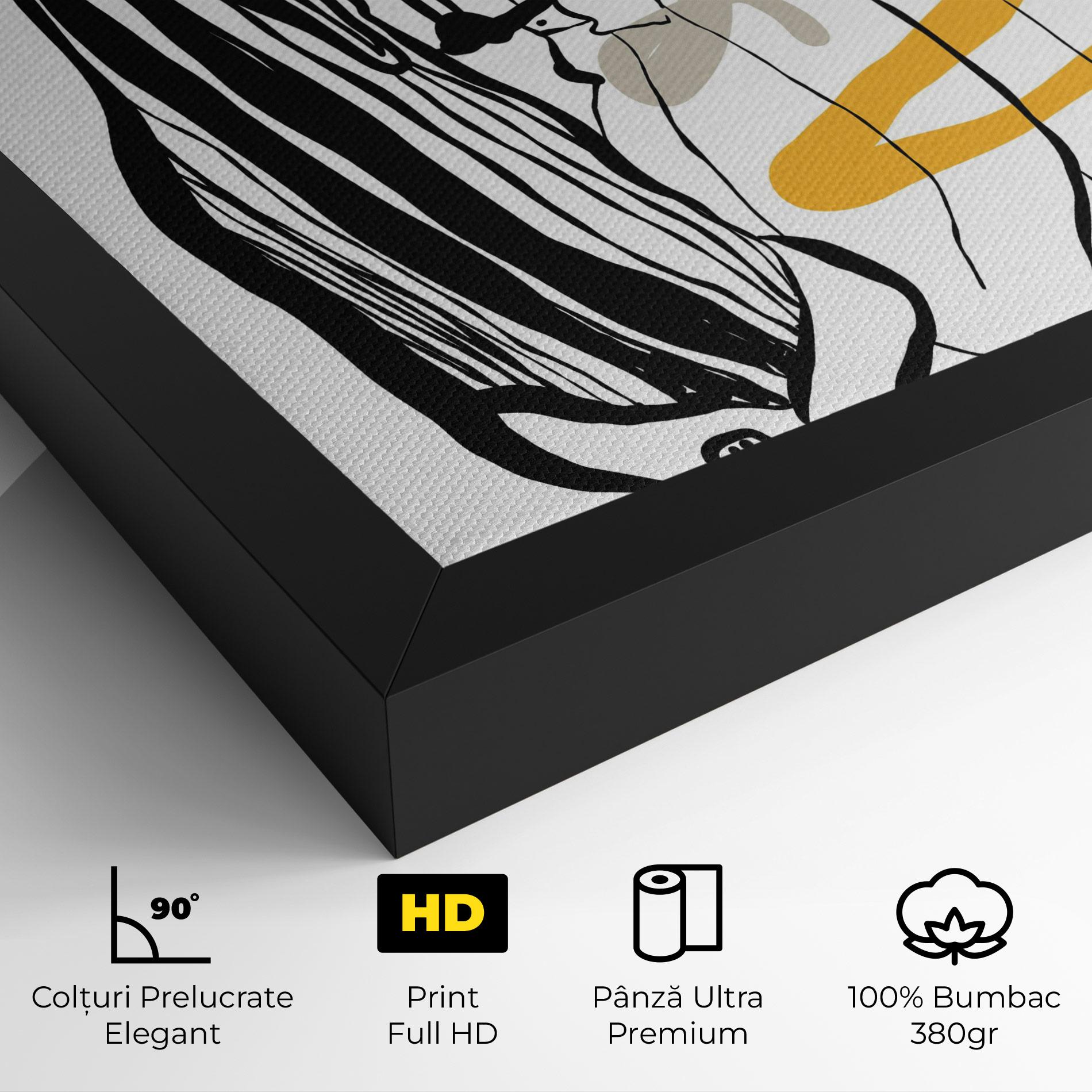 Tablou Canvas Modern Outfit Line mockup 4