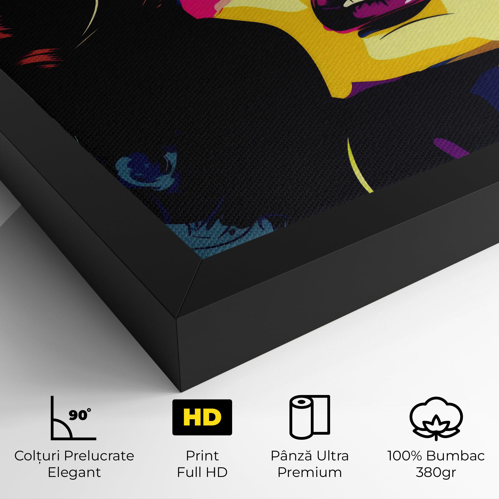 Tablou Canvas Pop Art Portrait Woman mockup 4